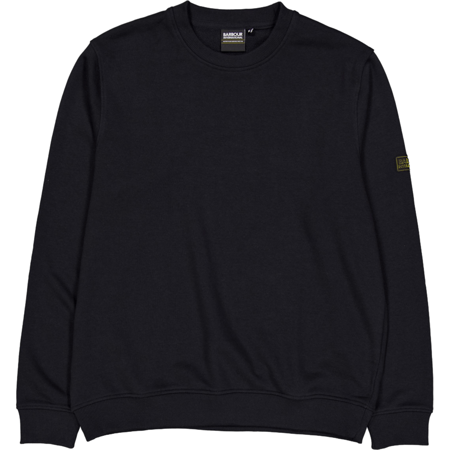 B.intl Outline Badge Crew Black