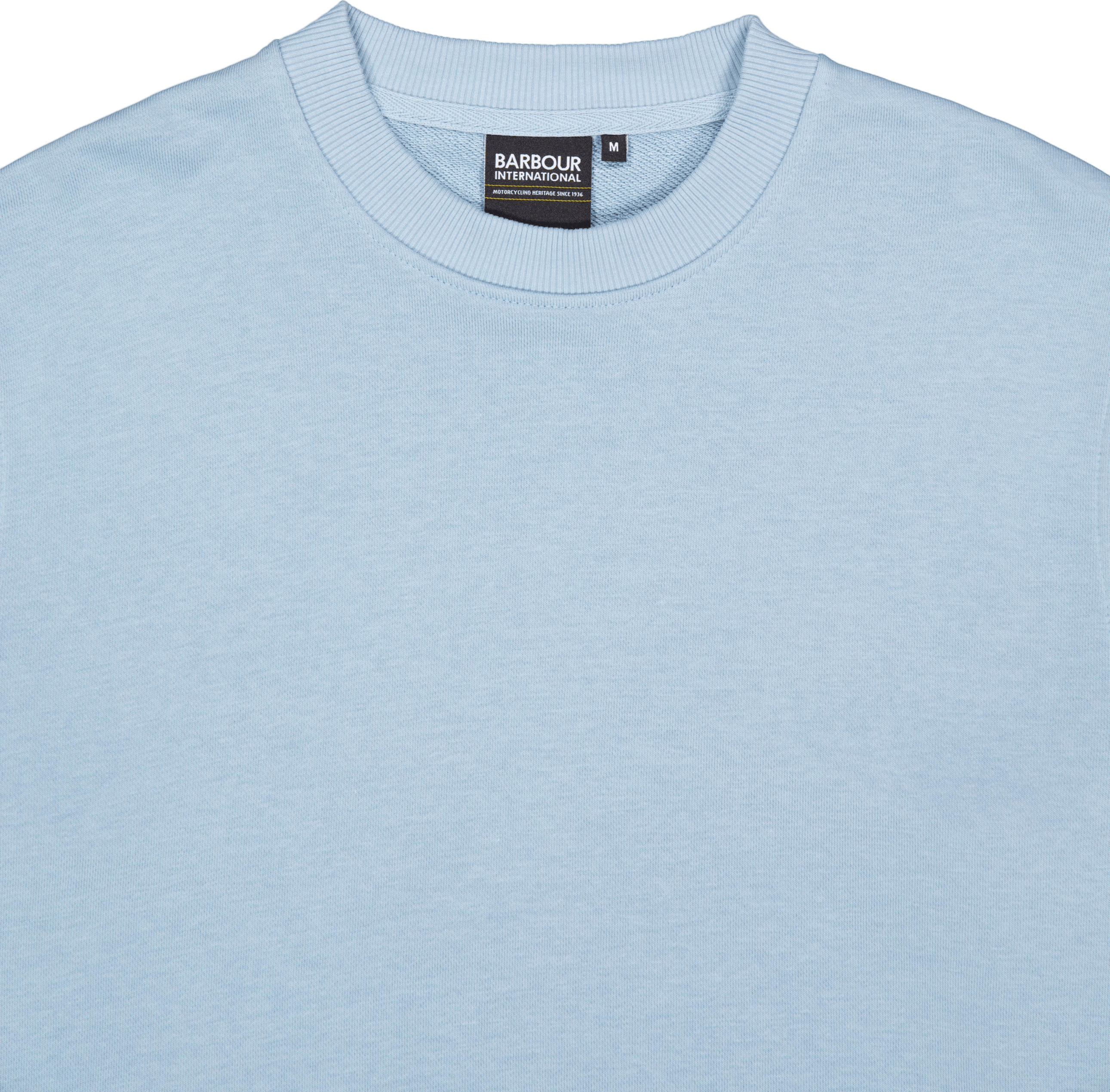 B.intl Outline Badge Crew Concrete Blue - Bild 3