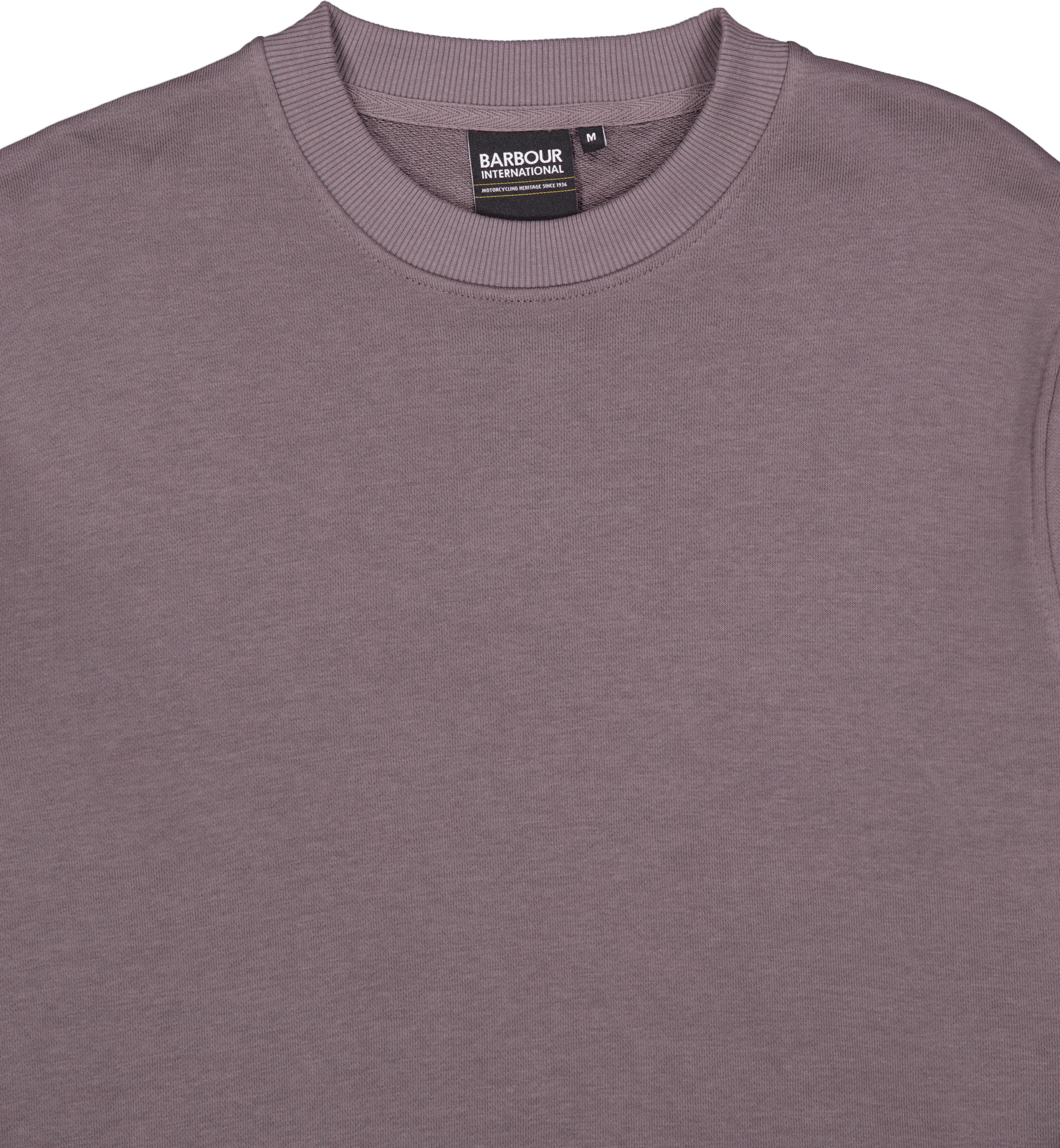 B.intl Outline Badge Crew Plum Grey - Bild 3