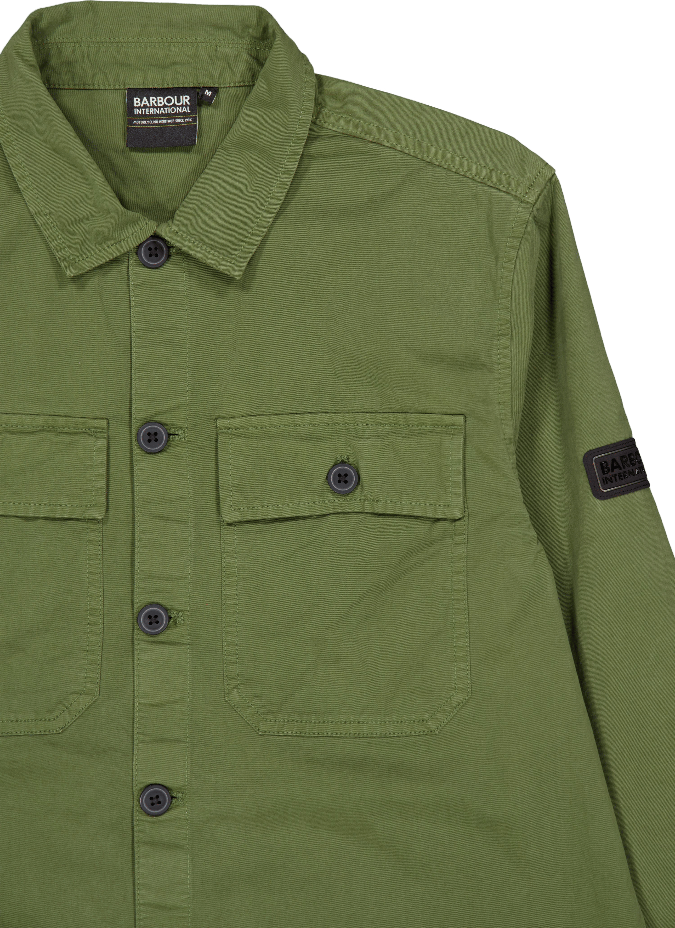 B.intl Arlo Overshirt Burnt Olive - Bild 3