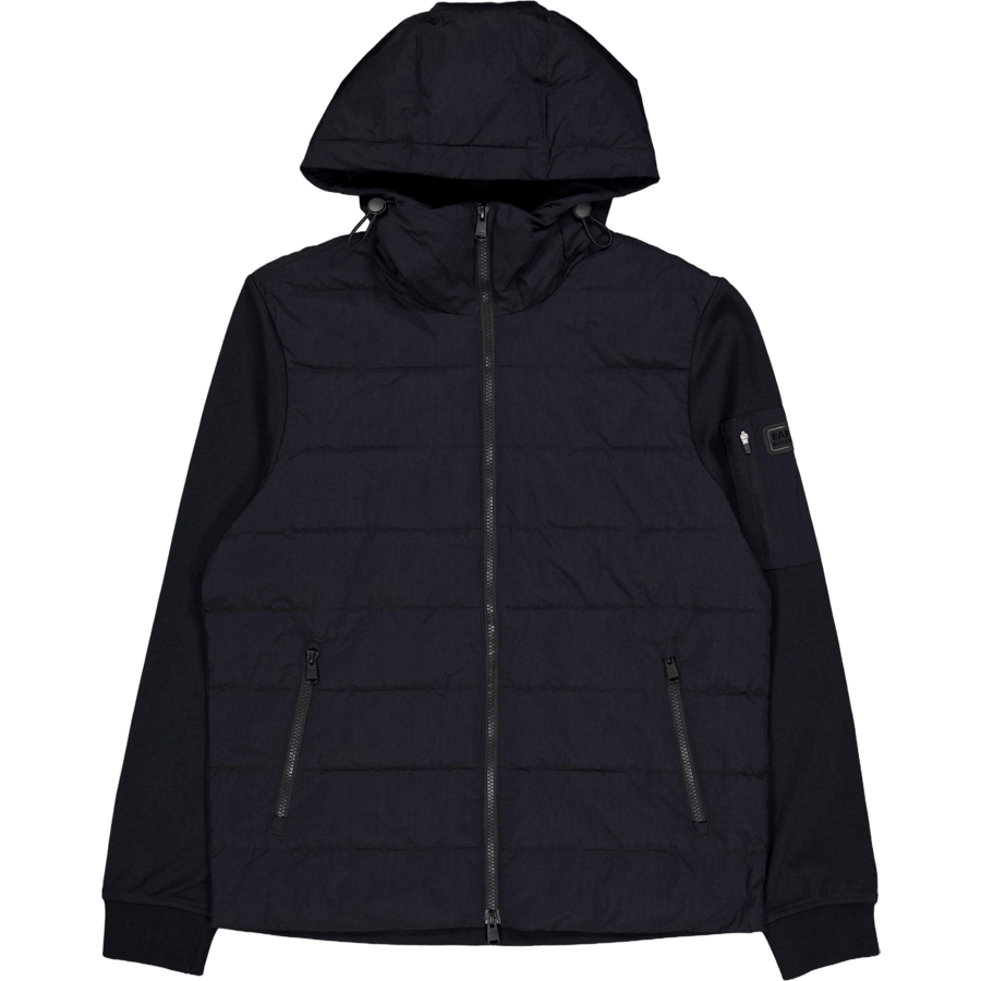 B.intl Stanley Hooded Quilted Black