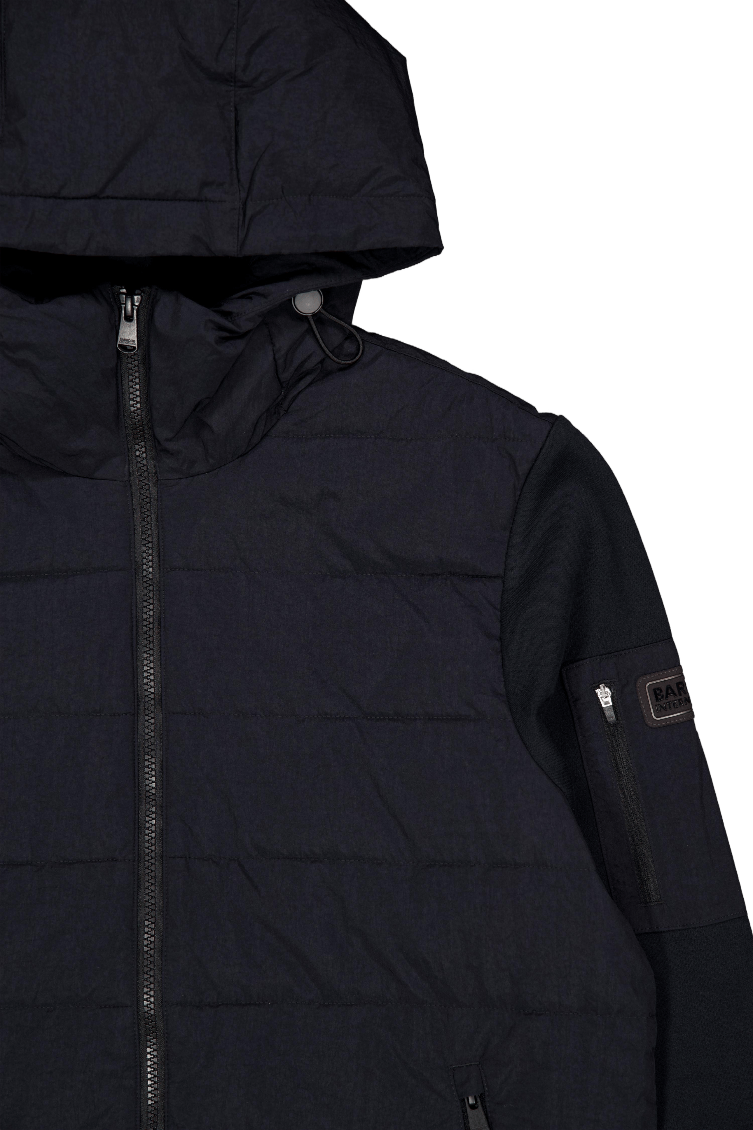 B.intl Stanley Hooded Quilted  Black - Bild 3