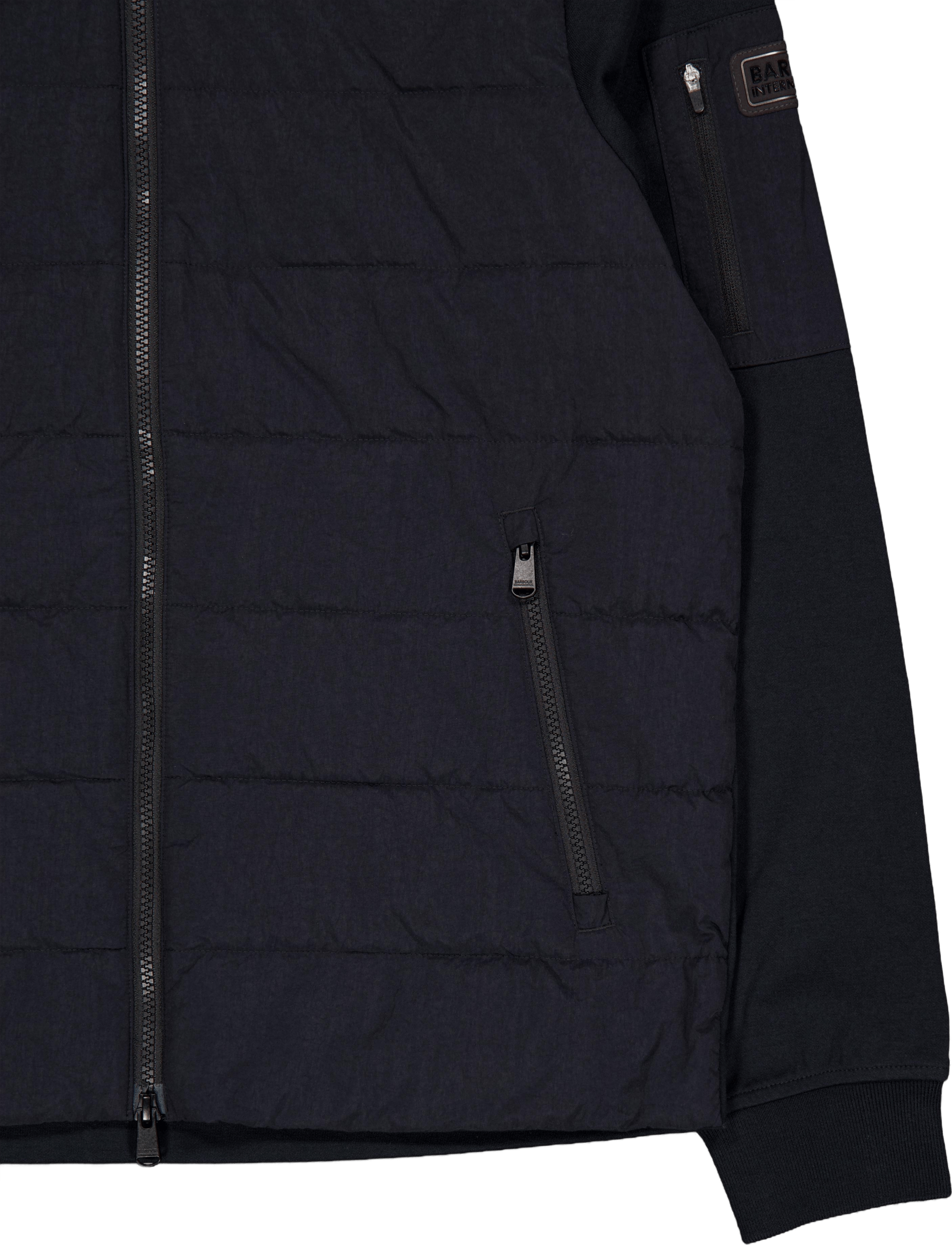 B.intl Stanley Hooded Quilted  Black - Bild 5