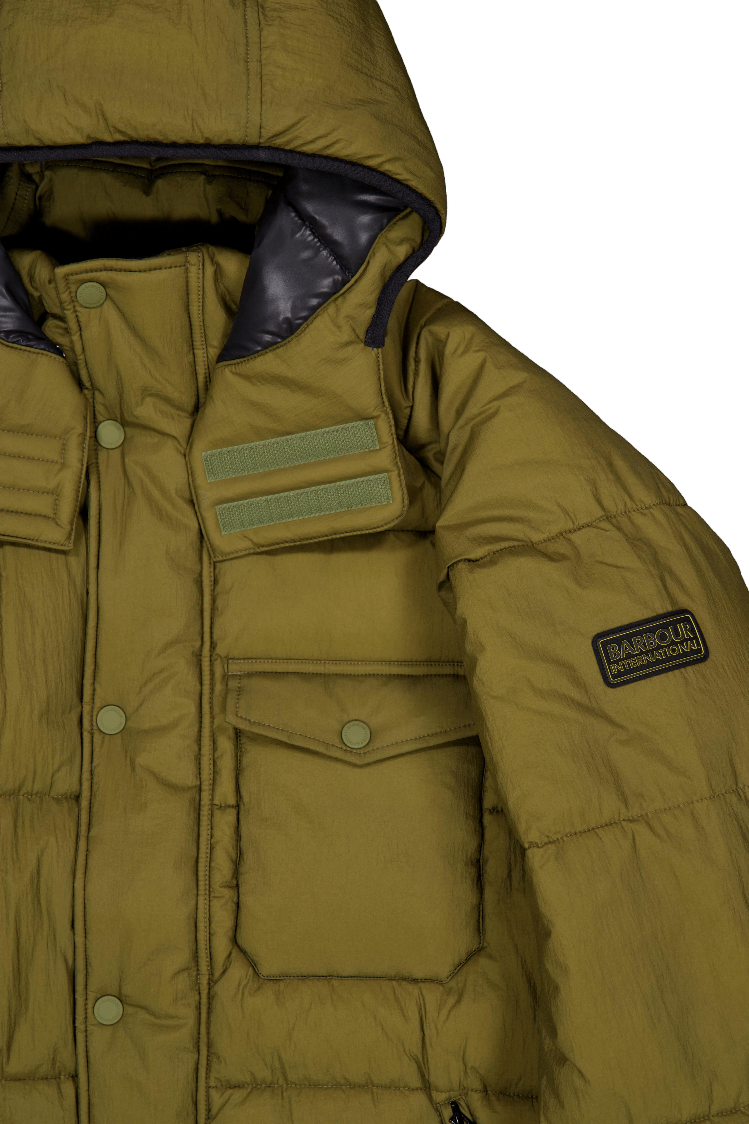 B.intl Haze Puffer Jacket Military Olive - Bild 3