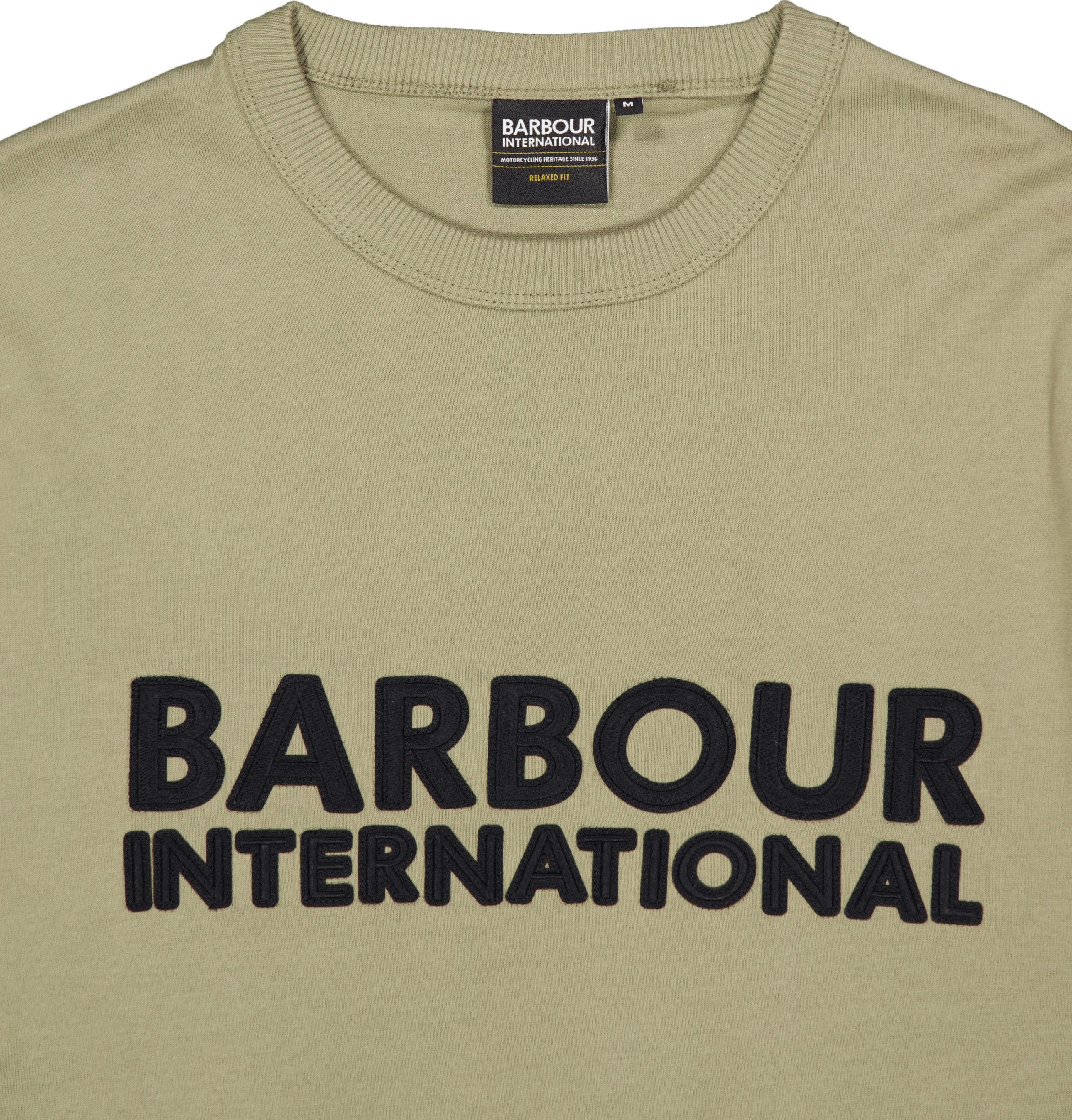 B.intl Otis Graphic T-shirt Bleached Olive - Bild 3