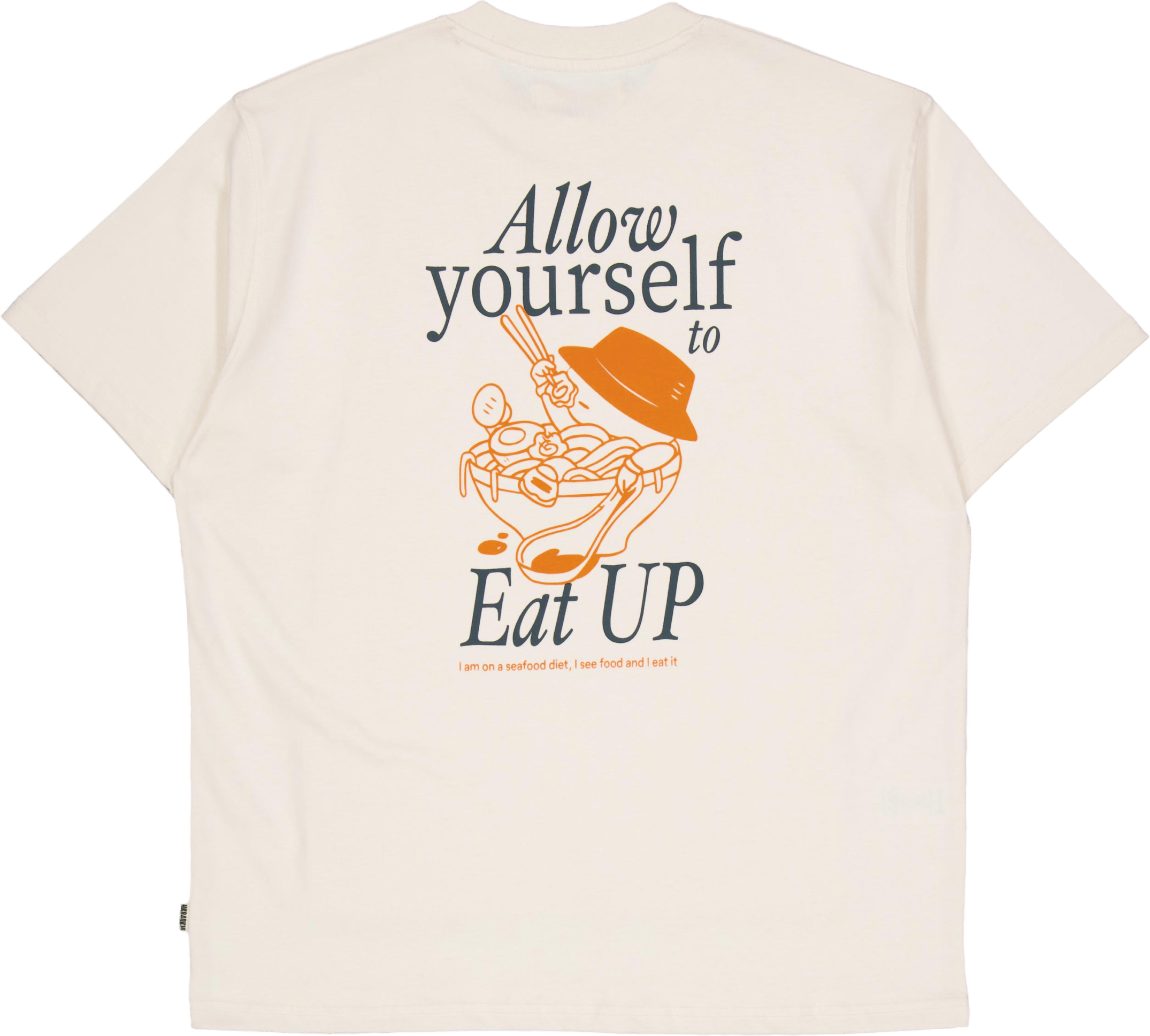 Wbbaine Eat Tee Off White - Bild 2