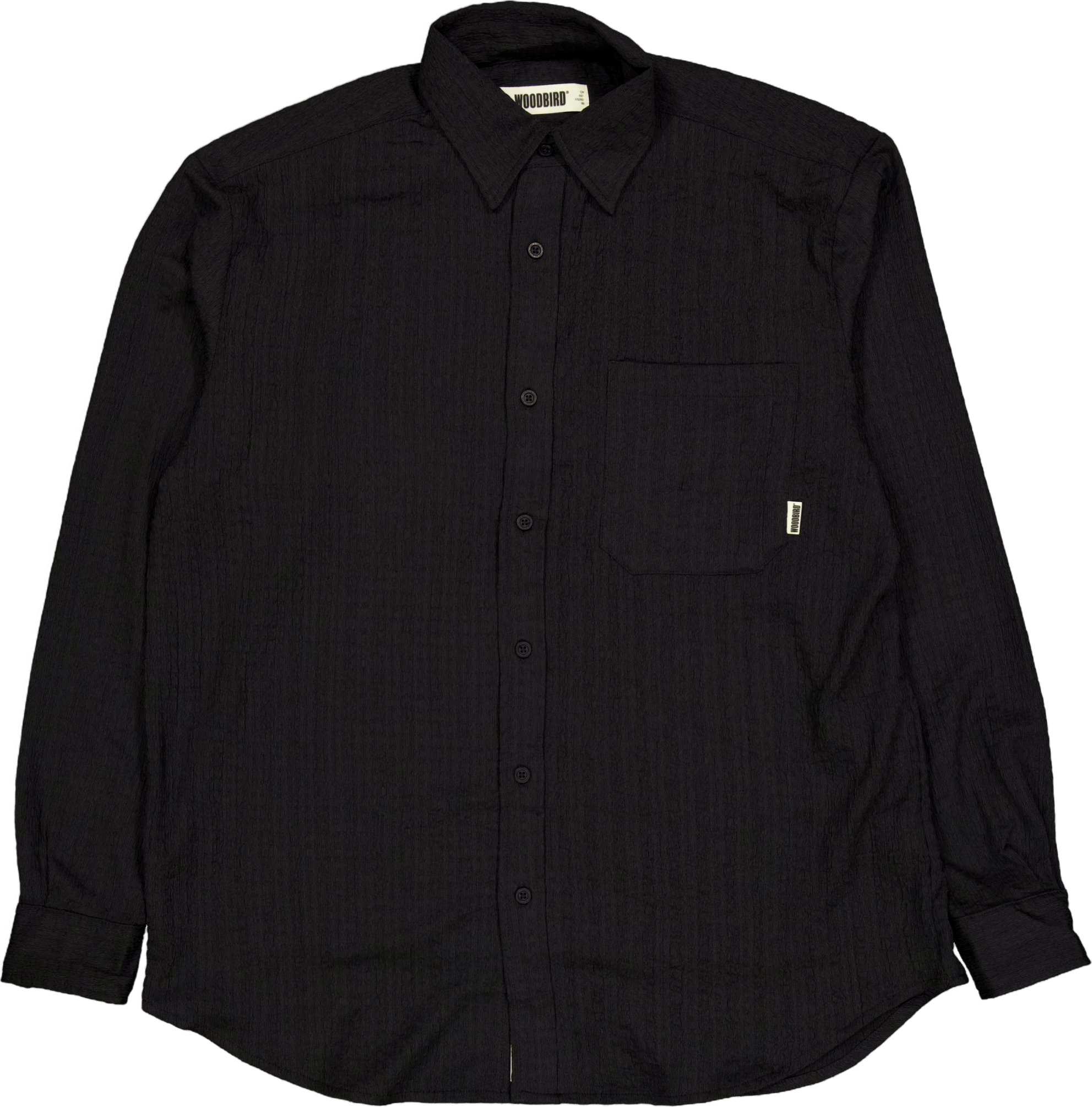 Wbyuzo Struck Shirt Black