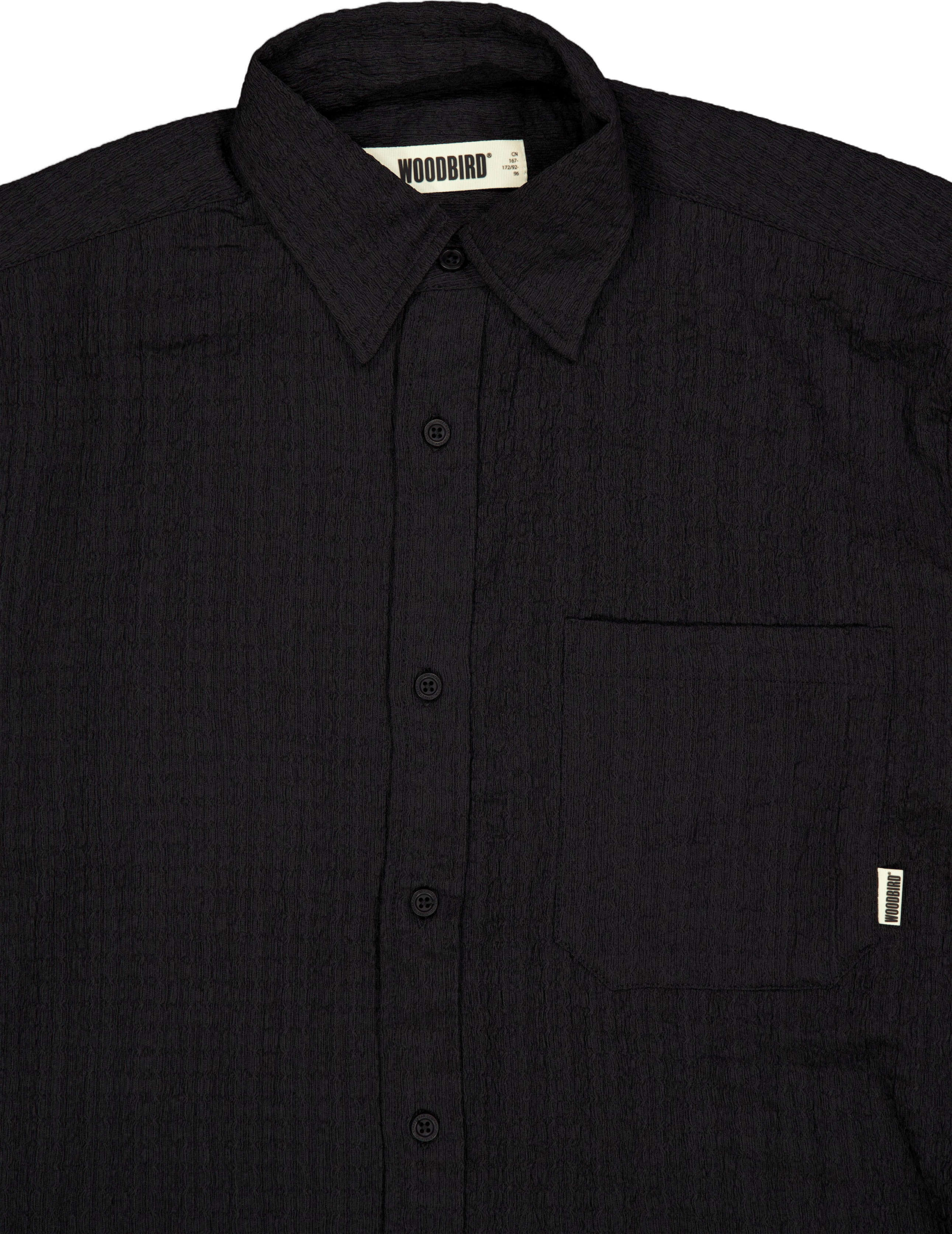 Wbyuzo Struck Shirt Black - Bild 3