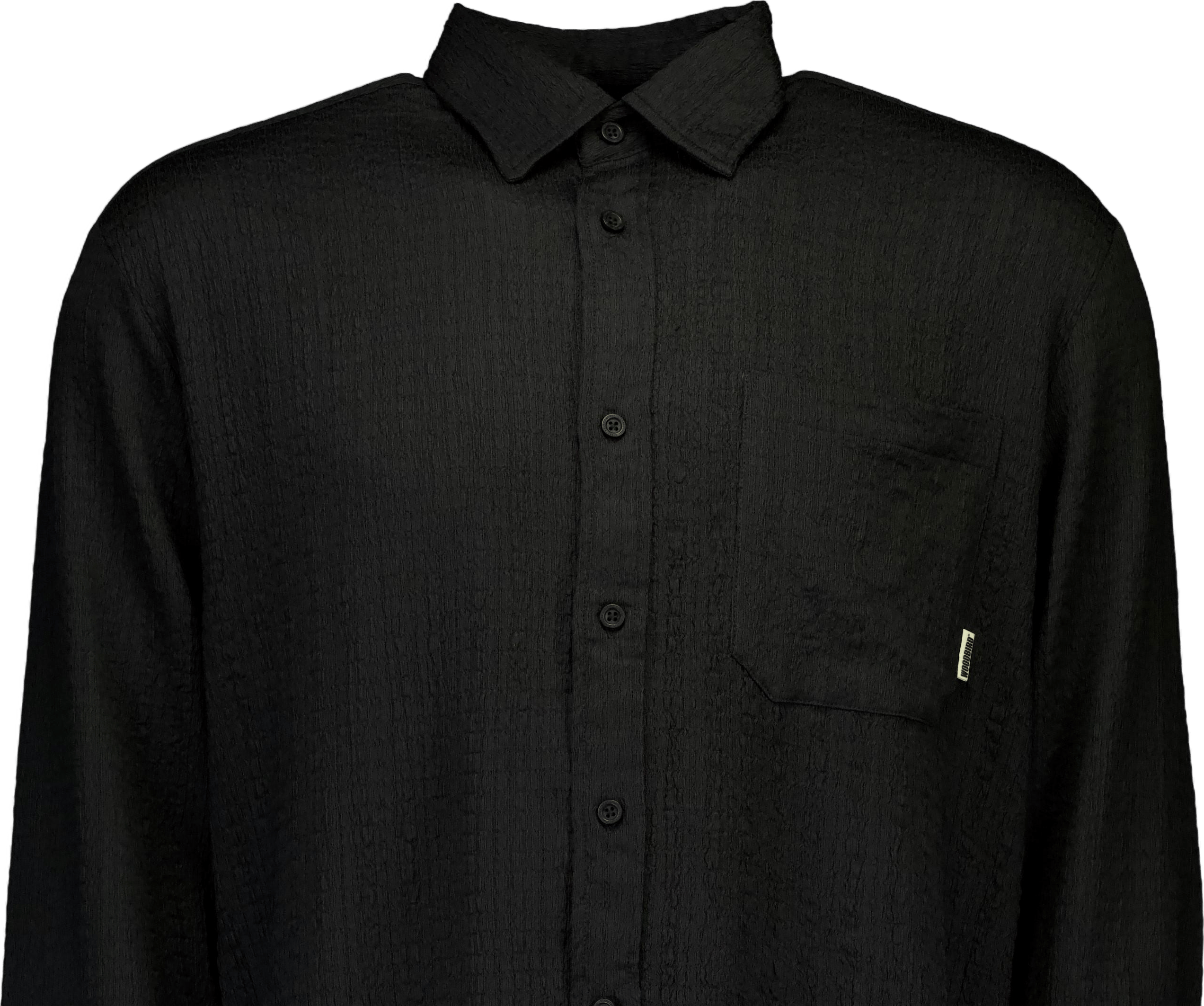 Wbyuzo Struck Shirt Black - Bild 4