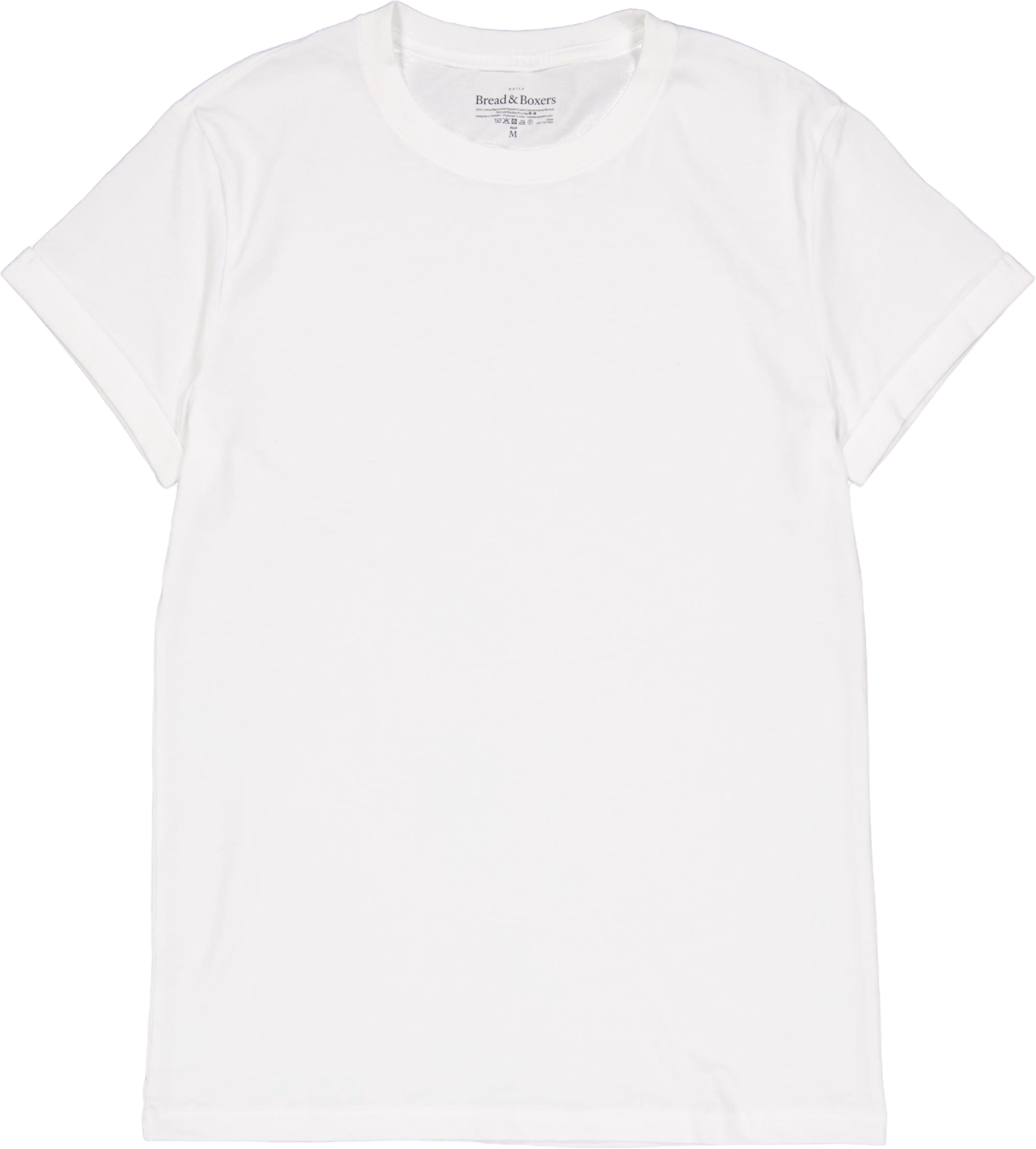Roll-up Tee White
