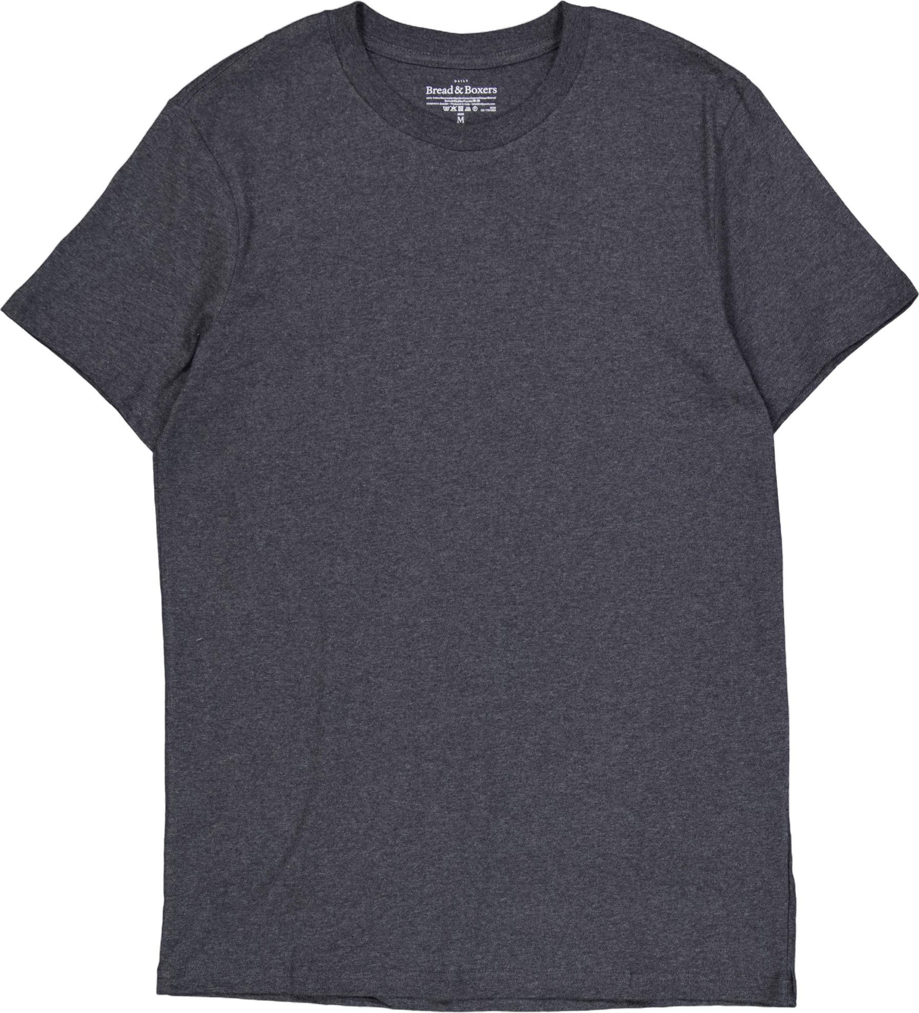 Crew-neck Regular Dark Grey Melange