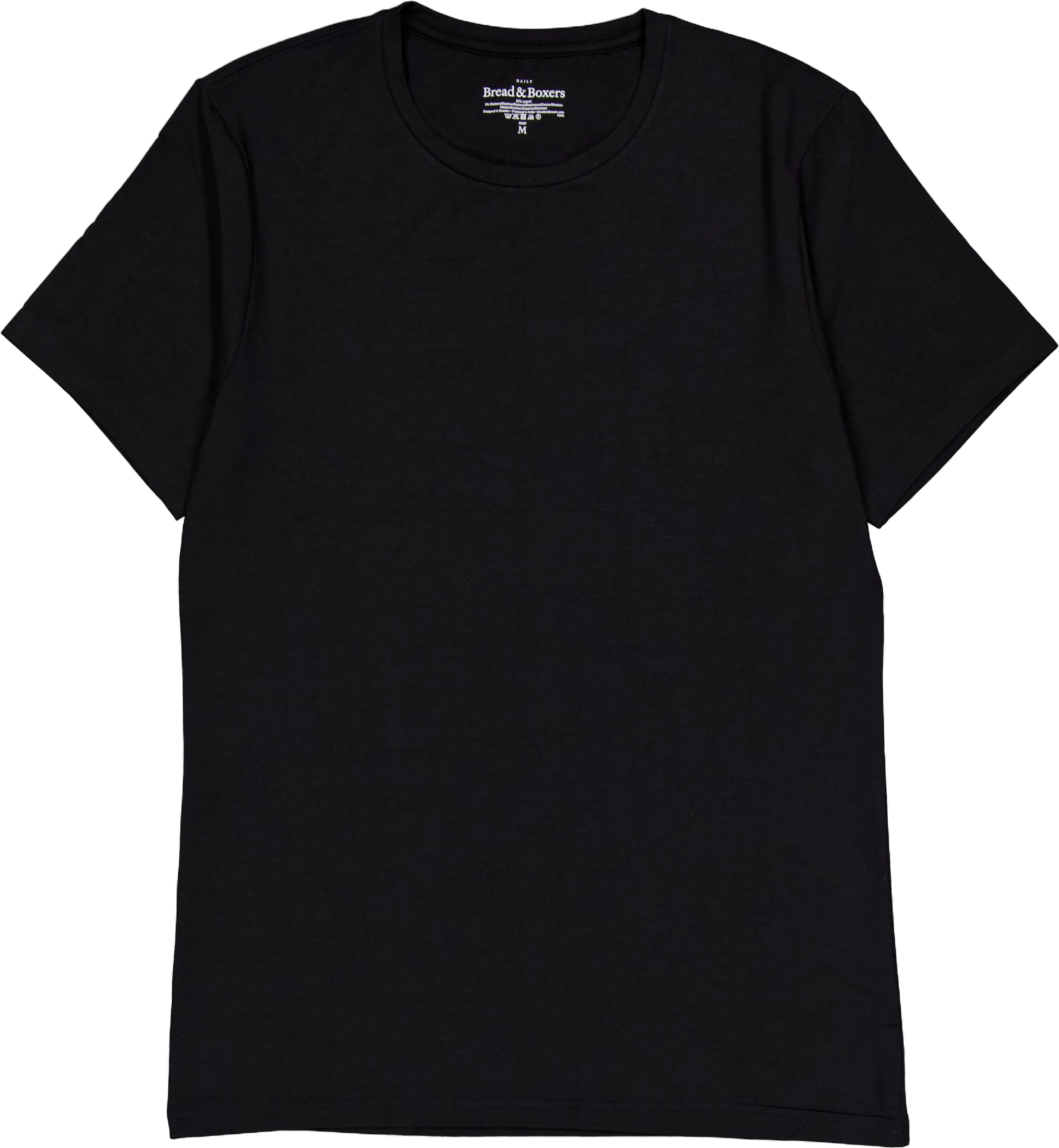 Crew-neck Tencel Black