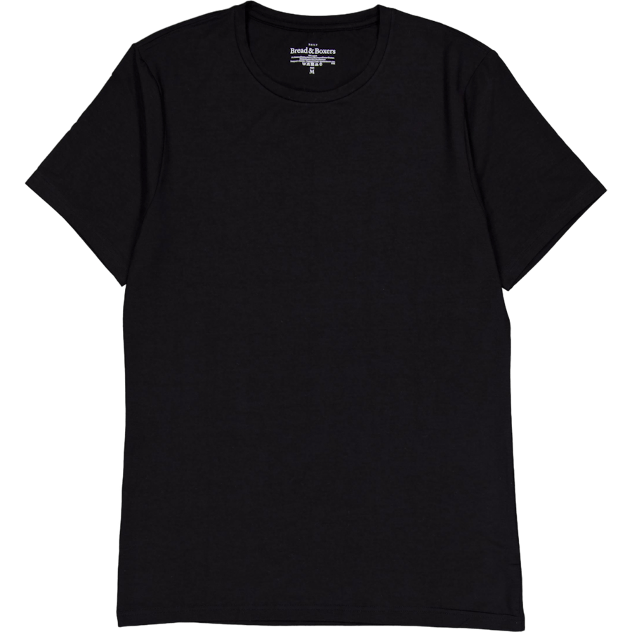 Crew-neck Tencel Black