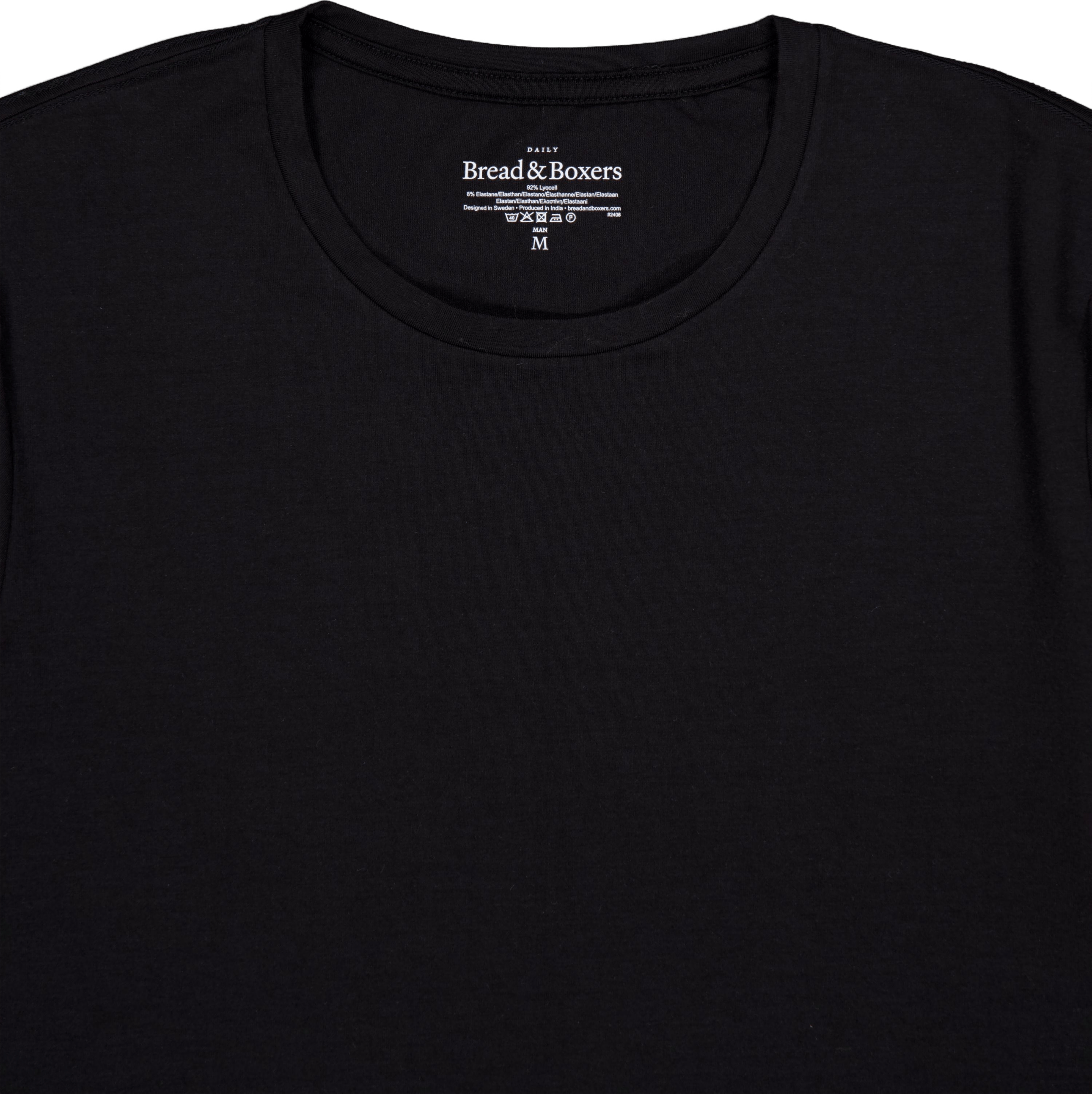 Crew-neck Tencel Black - Bild 3