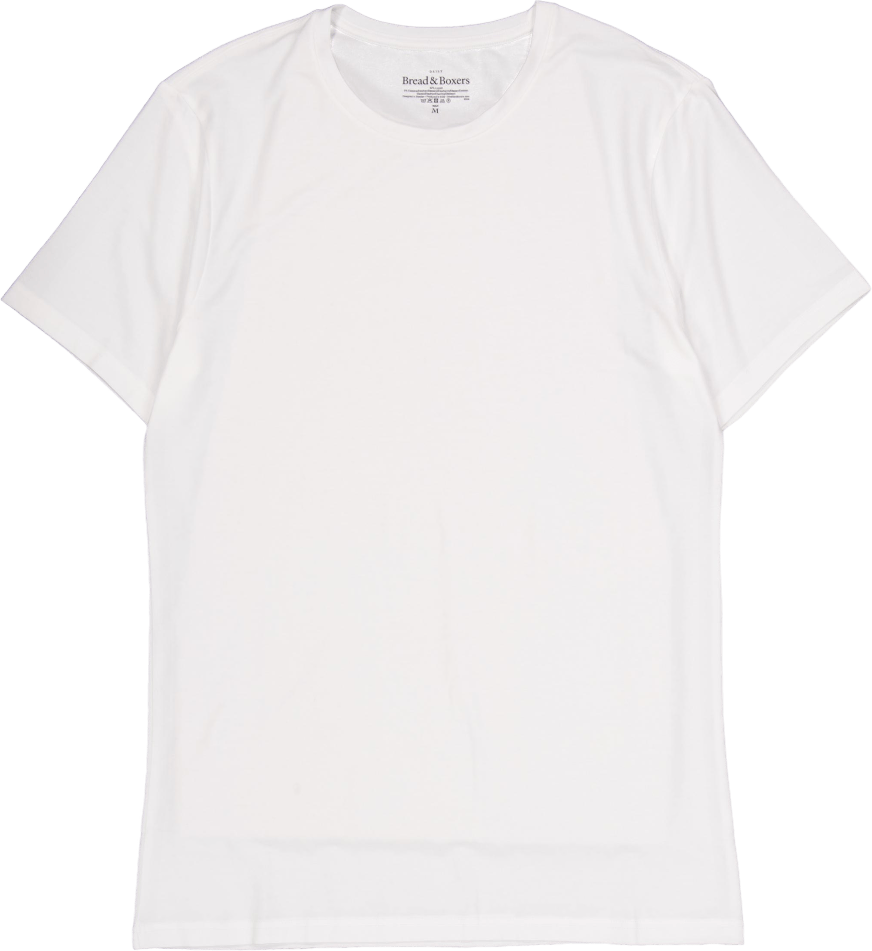 Crew-neck Tencel White