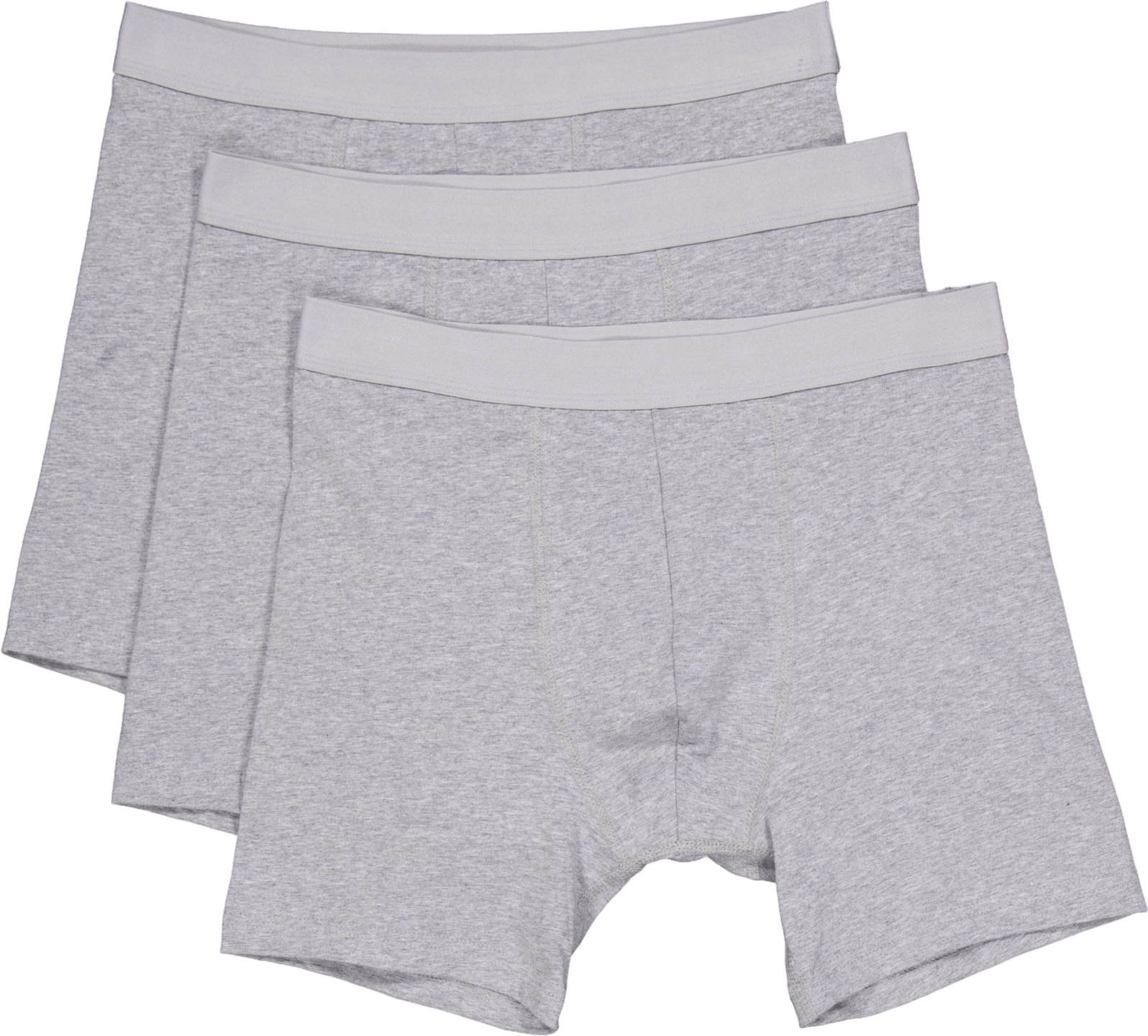 Boxer-brief Extra Long 3-pack Grey Melange