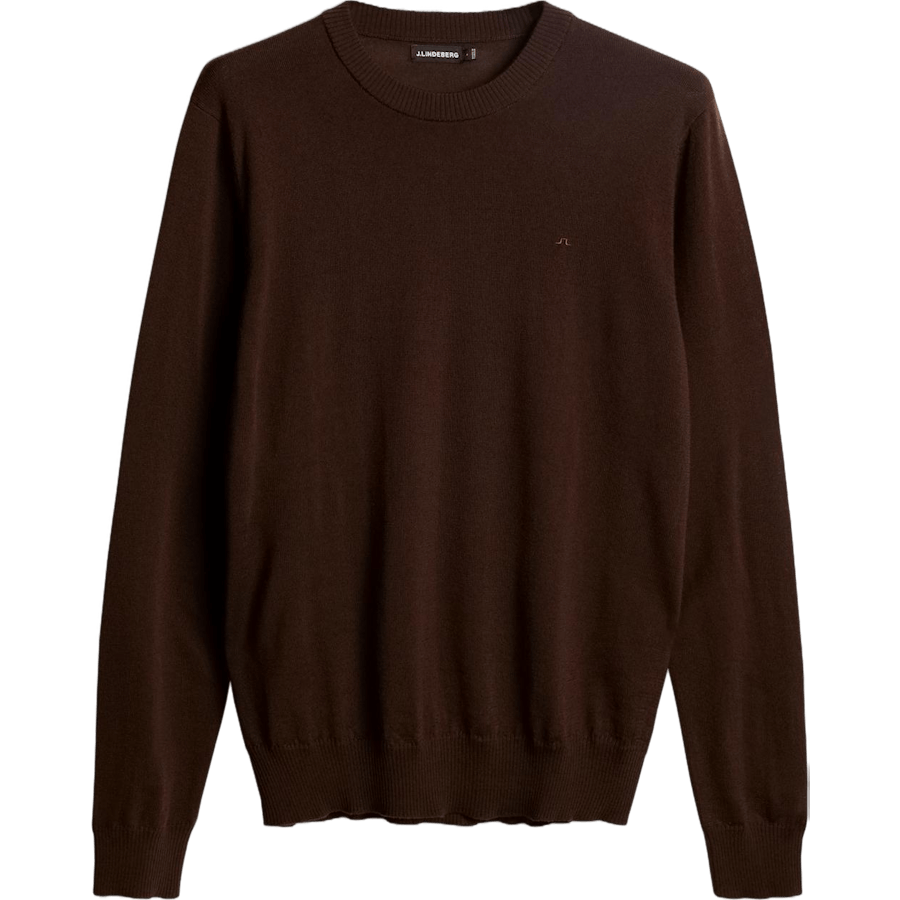 Keane Merino Crew Neck Sweater Bitter Chocolate - Bild 4