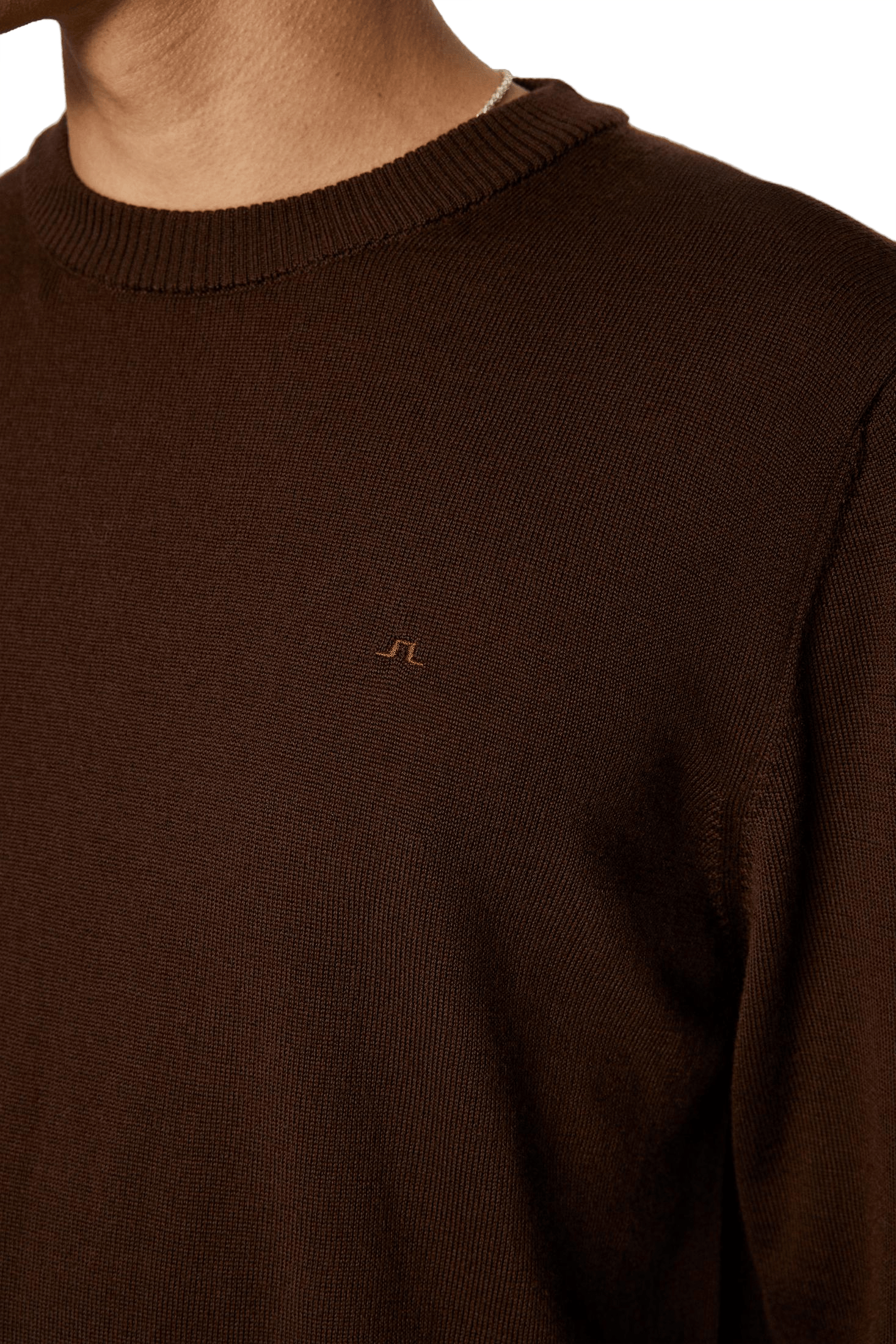 Keane Merino Crew Neck Sweater Bitter Chocolate - Bild 5