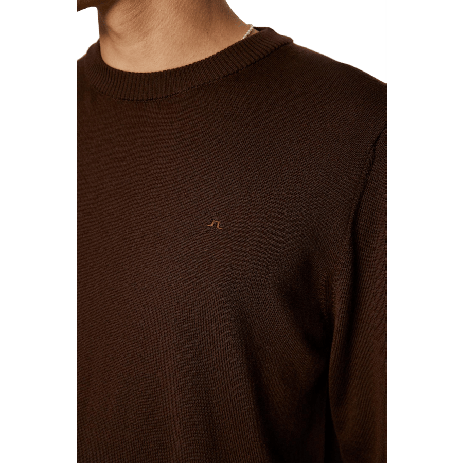 Keane Merino Crew Neck Sweater Bitter Chocolate - Bild 5