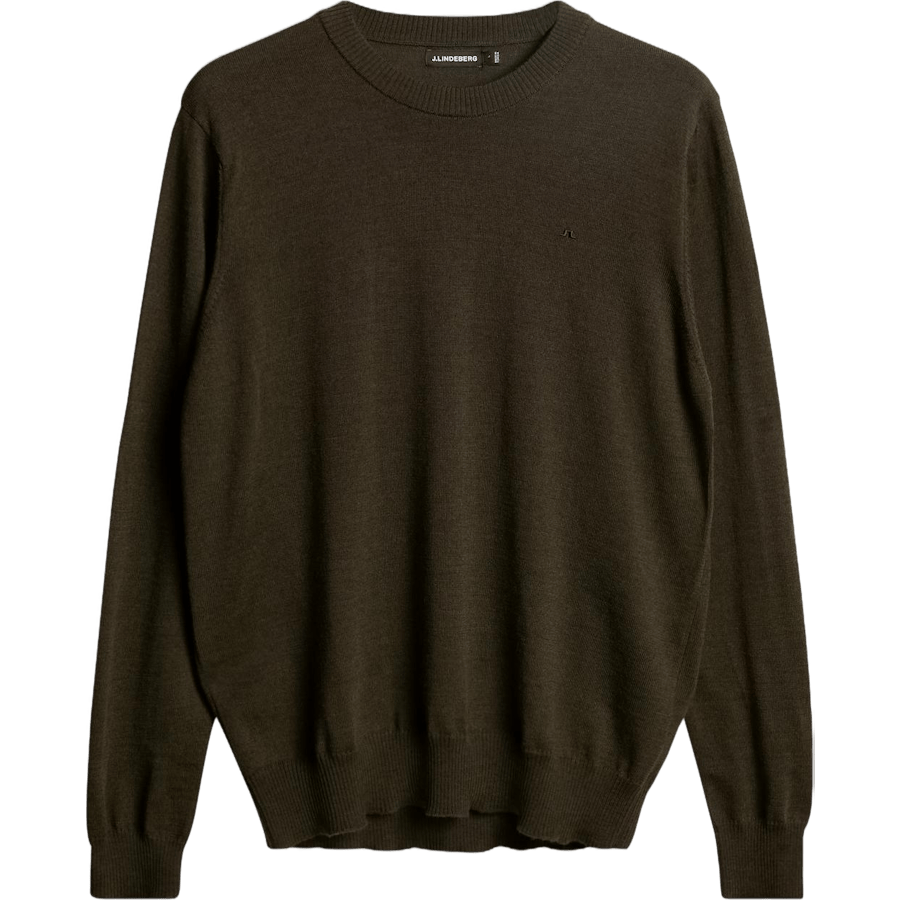 Keane Merino Crew Neck Sweater Forest Green - Bild 5