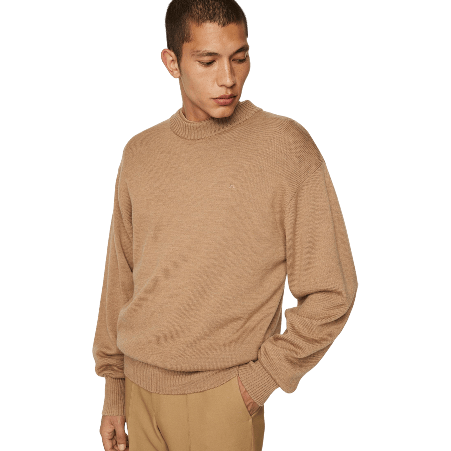 Kino Merino Crew Tiger Brown Melange