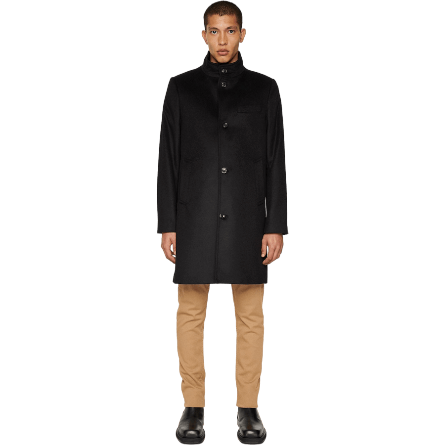 Jesse Melton Cashmere Coat Black
