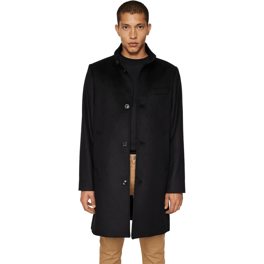 Jesse Melton Cashmere Coat Black - Bild 2