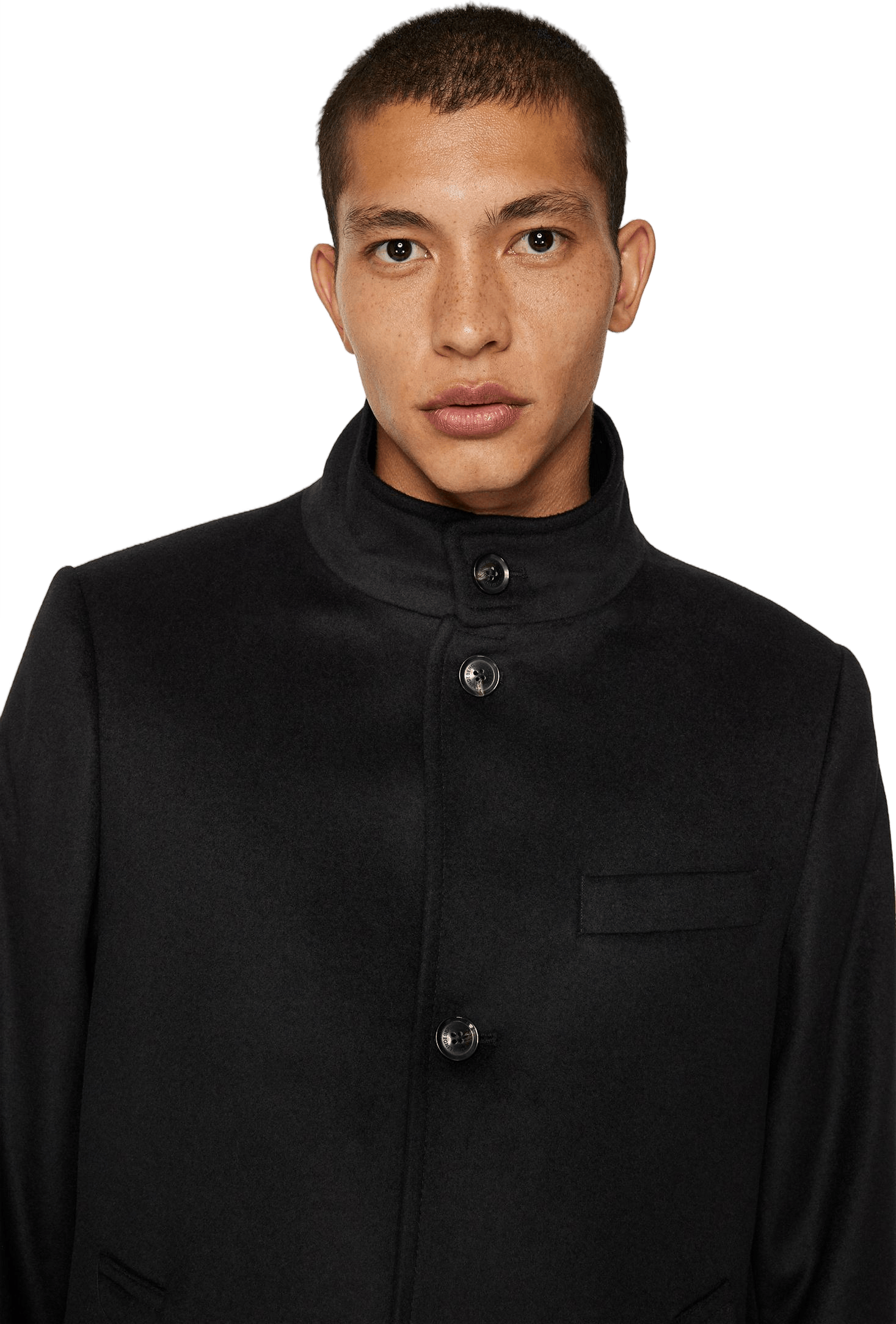 Jesse Melton Cashmere Coat Black - Bild 4