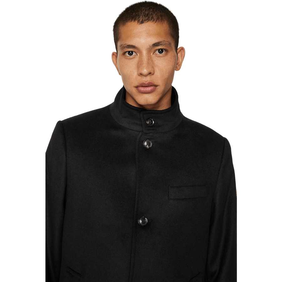 Jesse Melton Cashmere Coat Black - Bild 4