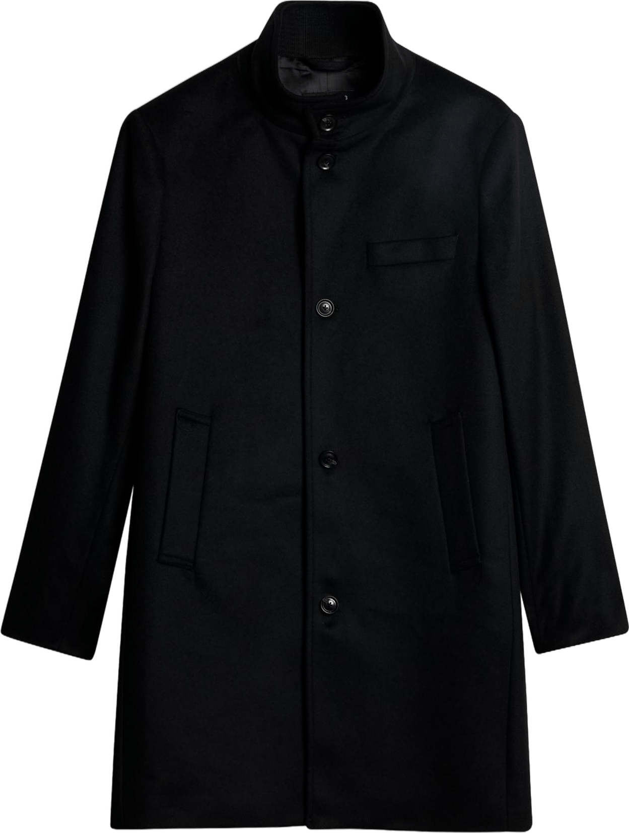 Jesse Melton Cashmere Coat Black - Bild 6