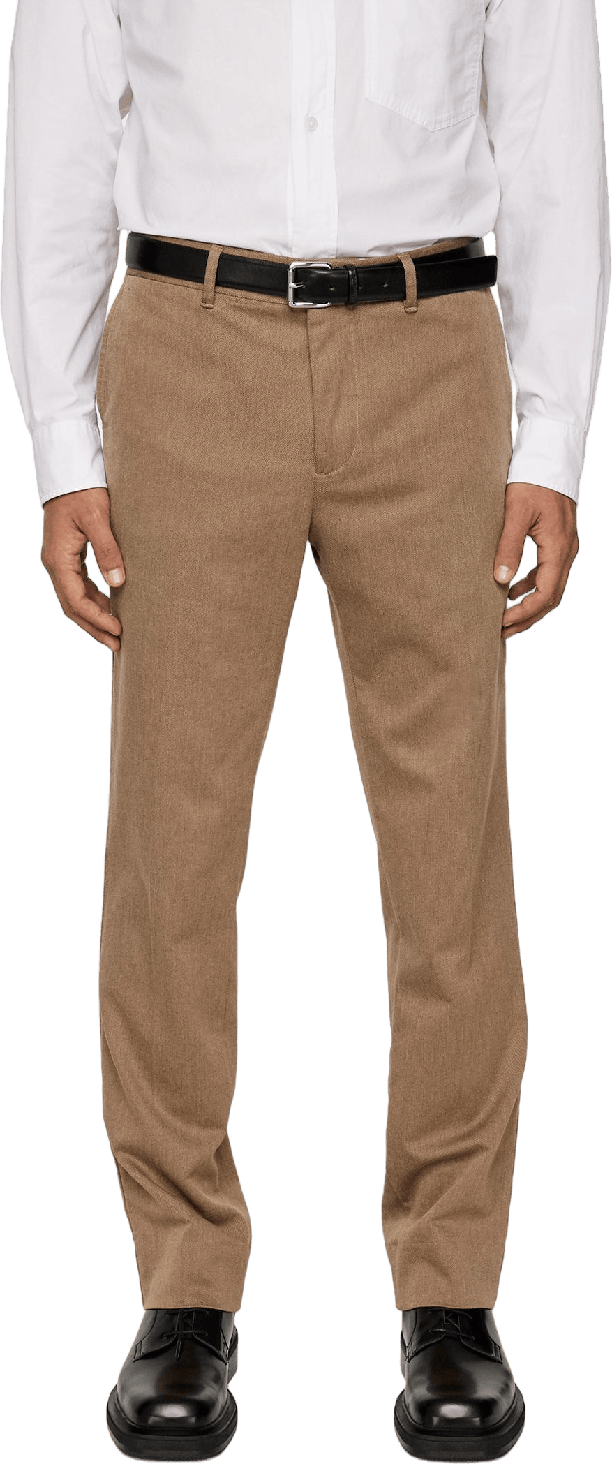 Lois C Flannel Twill Pants Tiger Brown