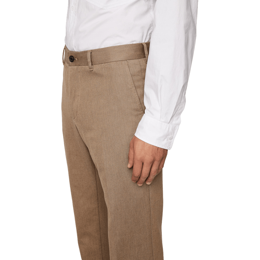 Lois C Flannel Twill Pants Tiger Brown - Bild 4