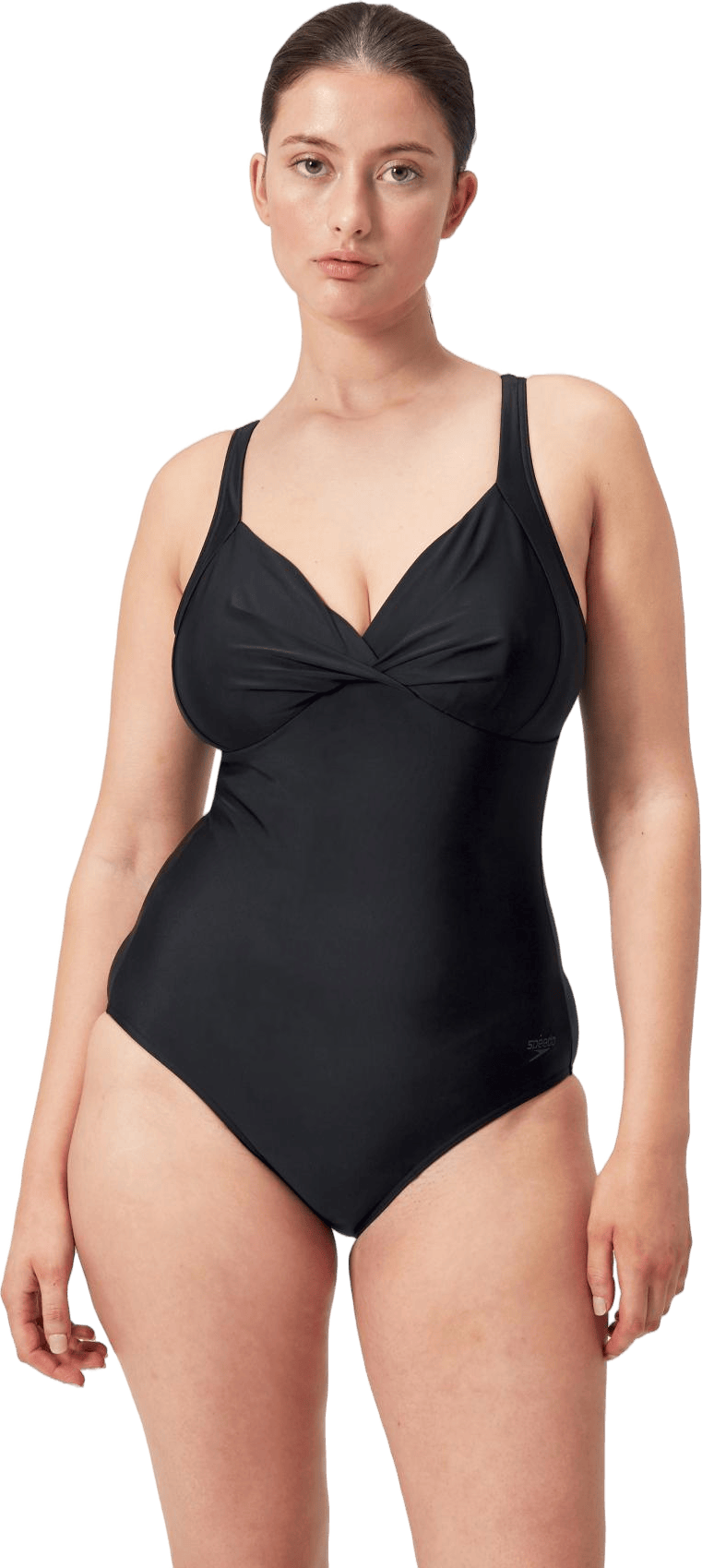 Womens Shaping Cross Knot 1 Pi Black, Female, Ropa, Trajes de baño, Natación, Negro, 44