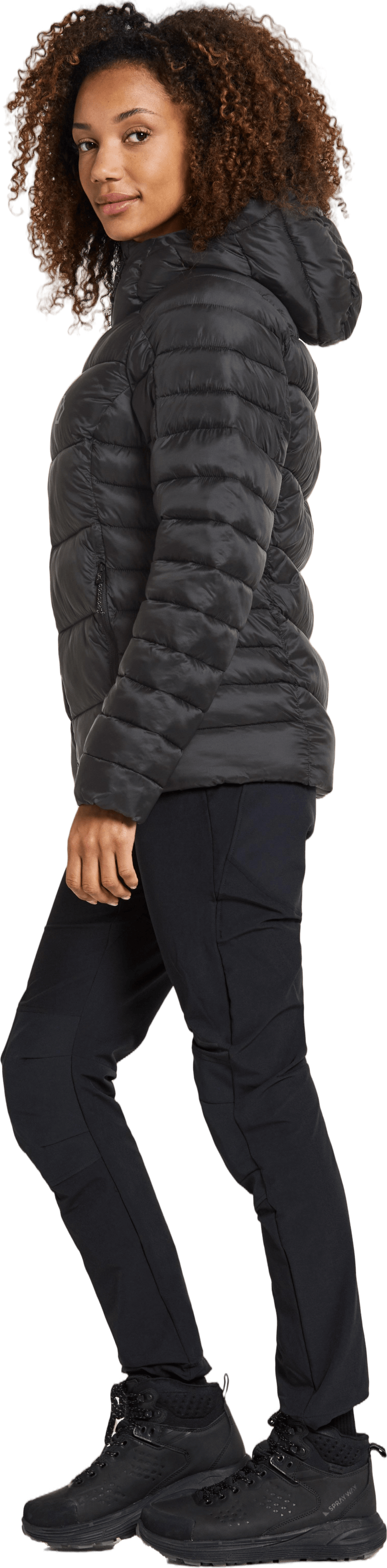 June Wns Jkt Black - Bild 3