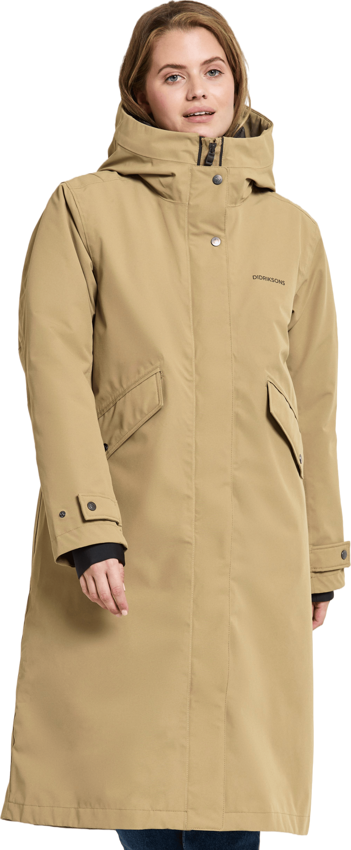 Mia Wns Parka L Wood, Female, Apparels, jackets, Beige, 34