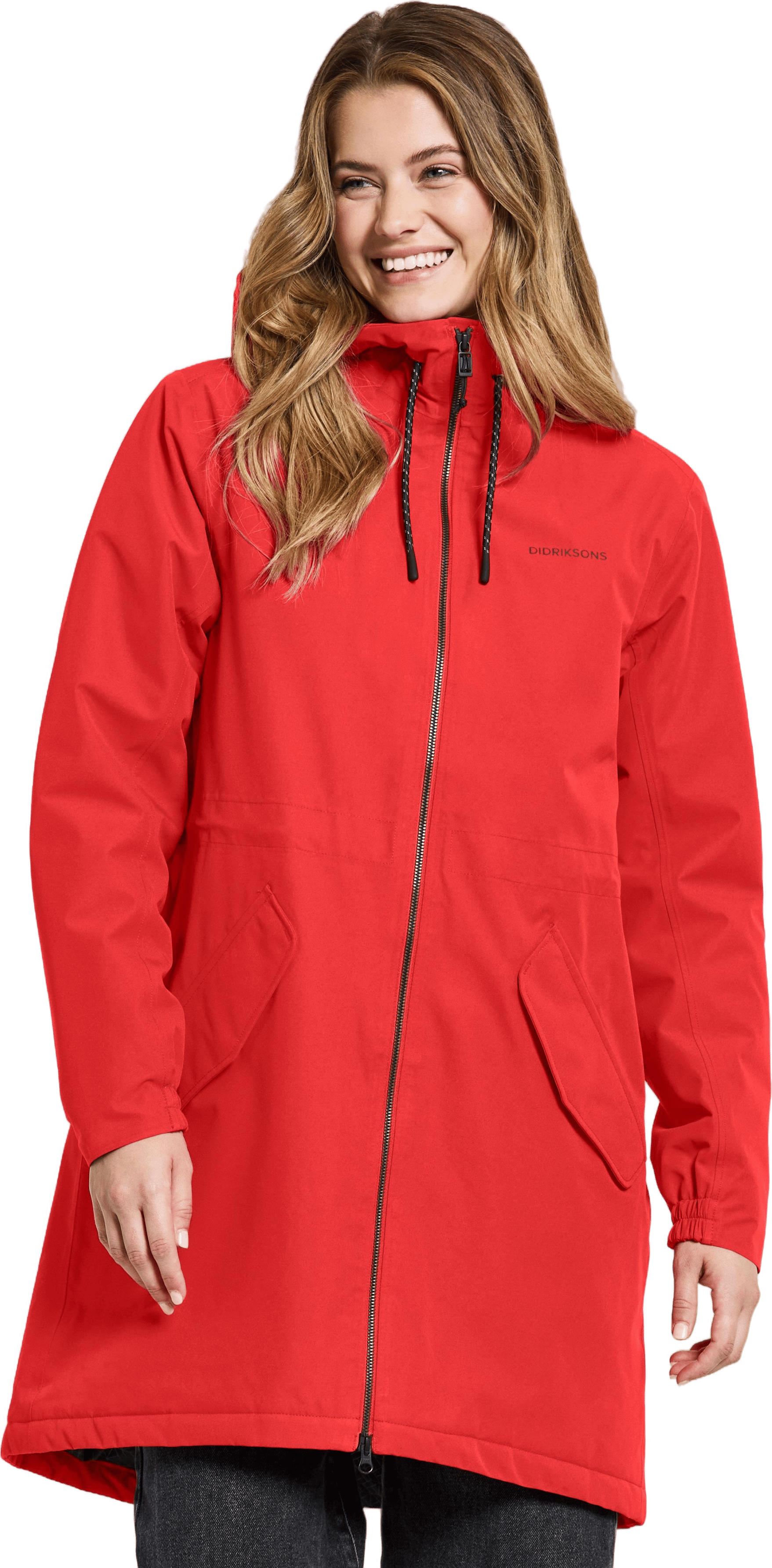 Marta-lisa Wns Prk 2 Pomme Red, Female, Vêtements, vestes, Rouge, 34