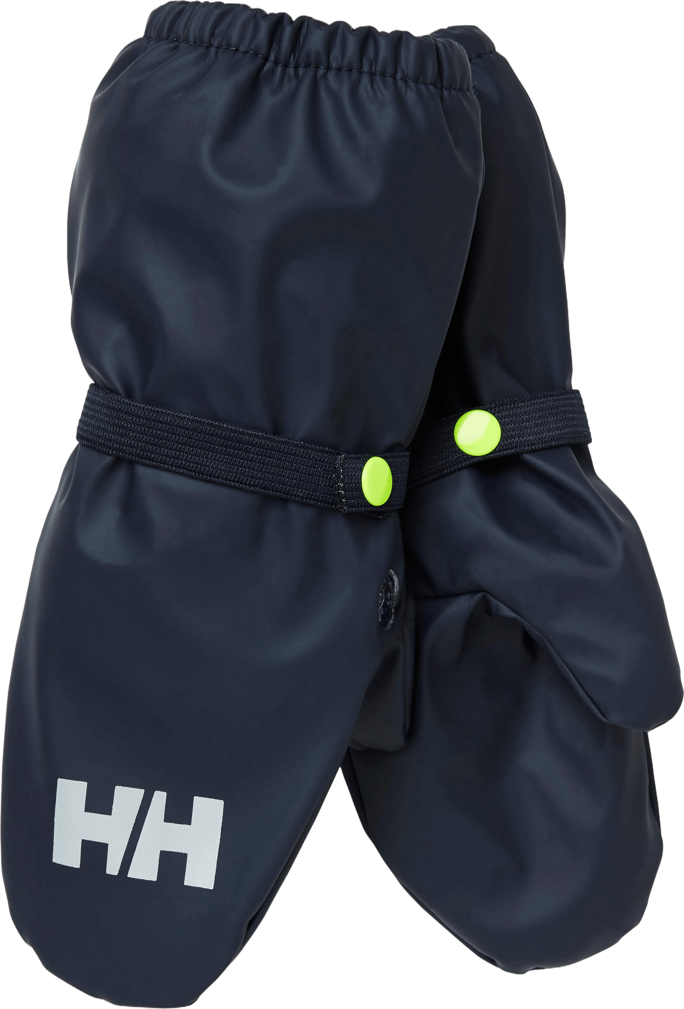 K Bergen Fleece Pu Mittens Navy, Unisex, Blue, 2