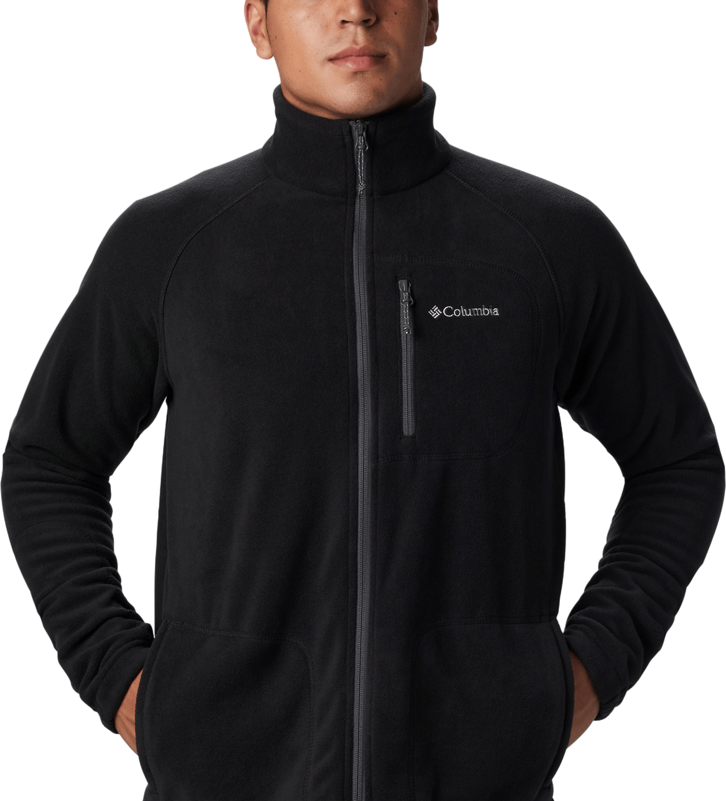 Fast Trek™ Ii Full Zip Fleece Black, Male, Apparels, jackets, Black, XL