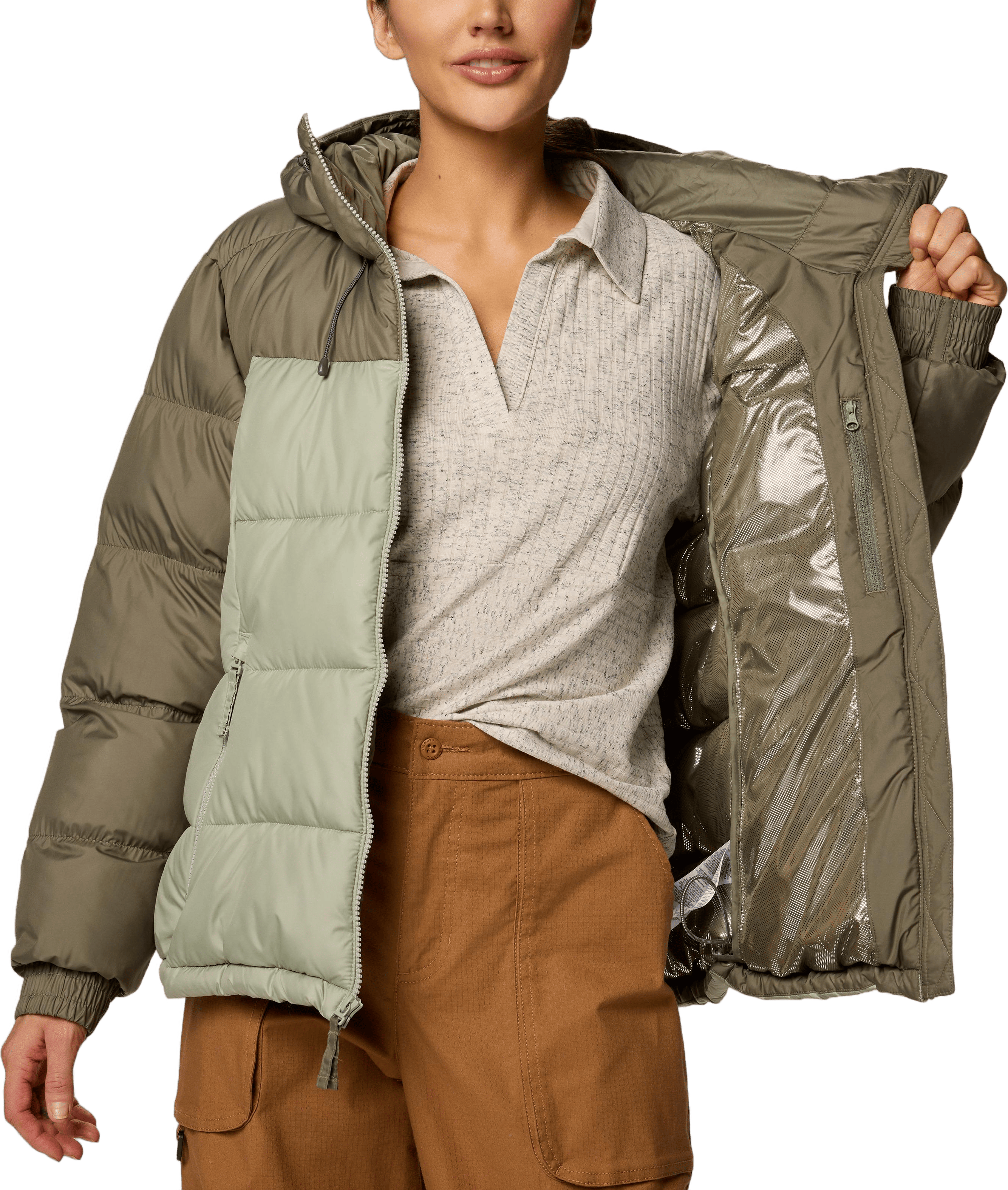 Pike Lake™ Ii Insulated Jacket Stone Green, Safari - Bild 5