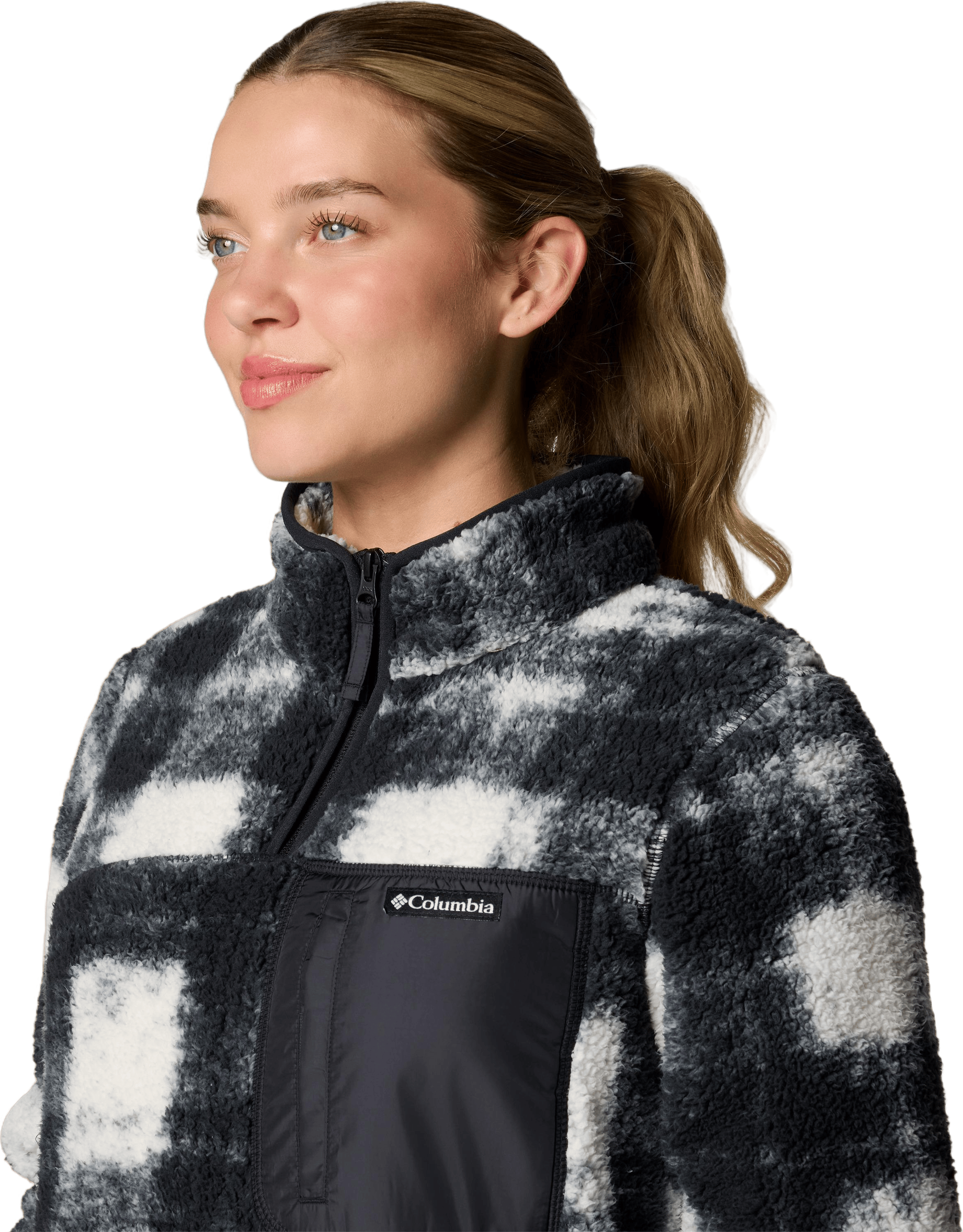 West Bend™ 1/4 Zip Ii Chalk Omblur Tonal - Bild 4