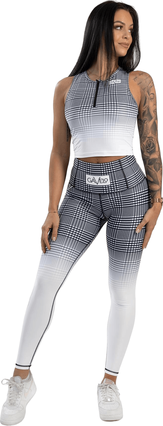 Glnchck 5 Leggings White, Female, Apparels, Leggings, Workout, Multi color, XS