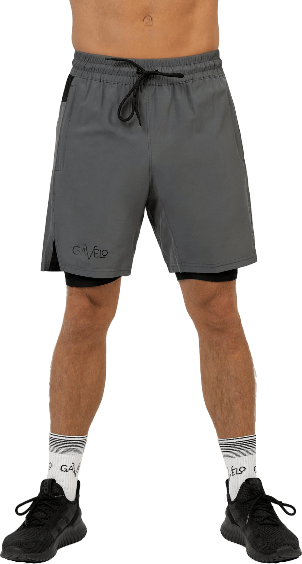 Performance Shorts Basic Grey, Male, Apparels, Shorts, Workout, Grey, S