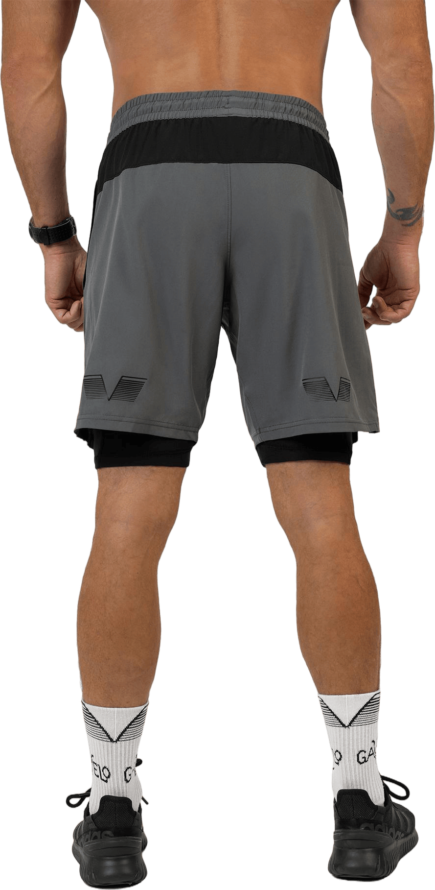 Performance Shorts Basic Grey - Bild 3