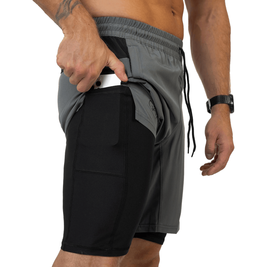Performance Shorts Basic Grey - Bild 4