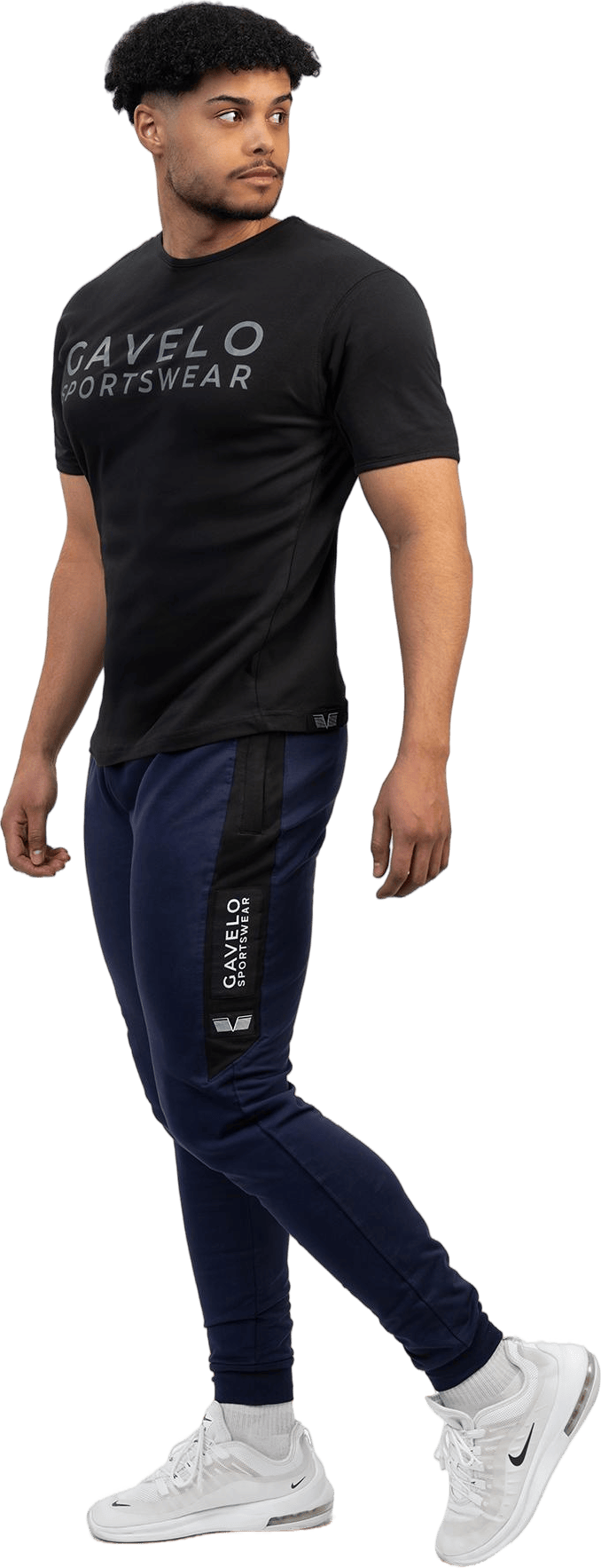 Athleisure Joggers Black, Male, Kleding, Broek, Training, Zwart, L