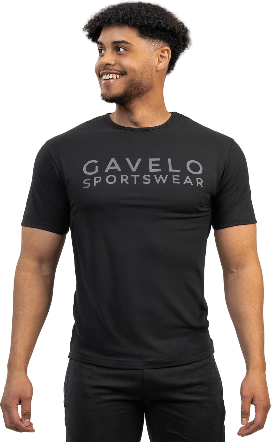 Atleisure T-shirt Black, Male, Kleding, T-shirt, Training, Zwart, S
