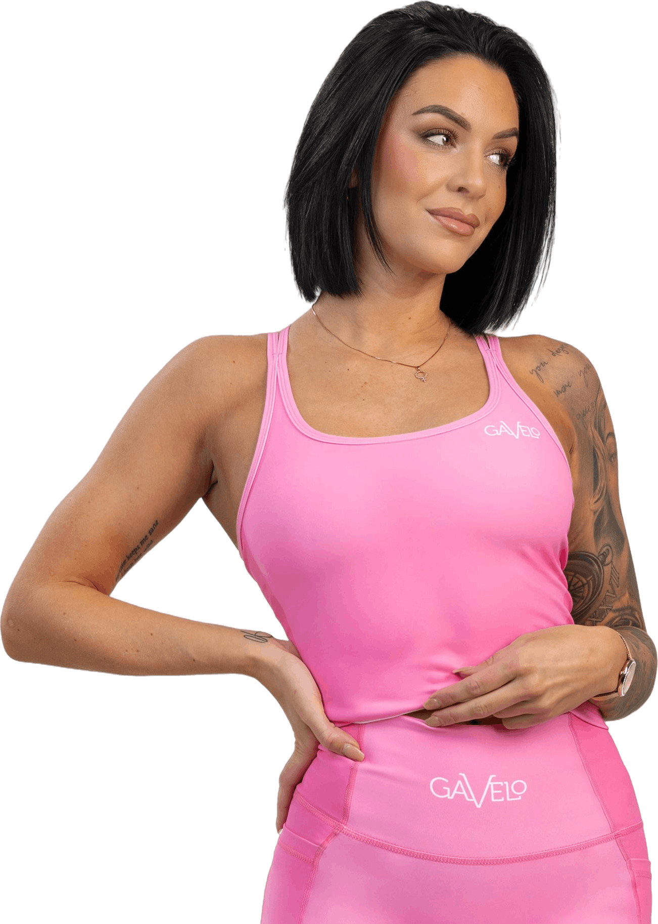 Pastel Paradise Tank Top Pink, Female, Kläder, Tops, Träning, Rosa, M