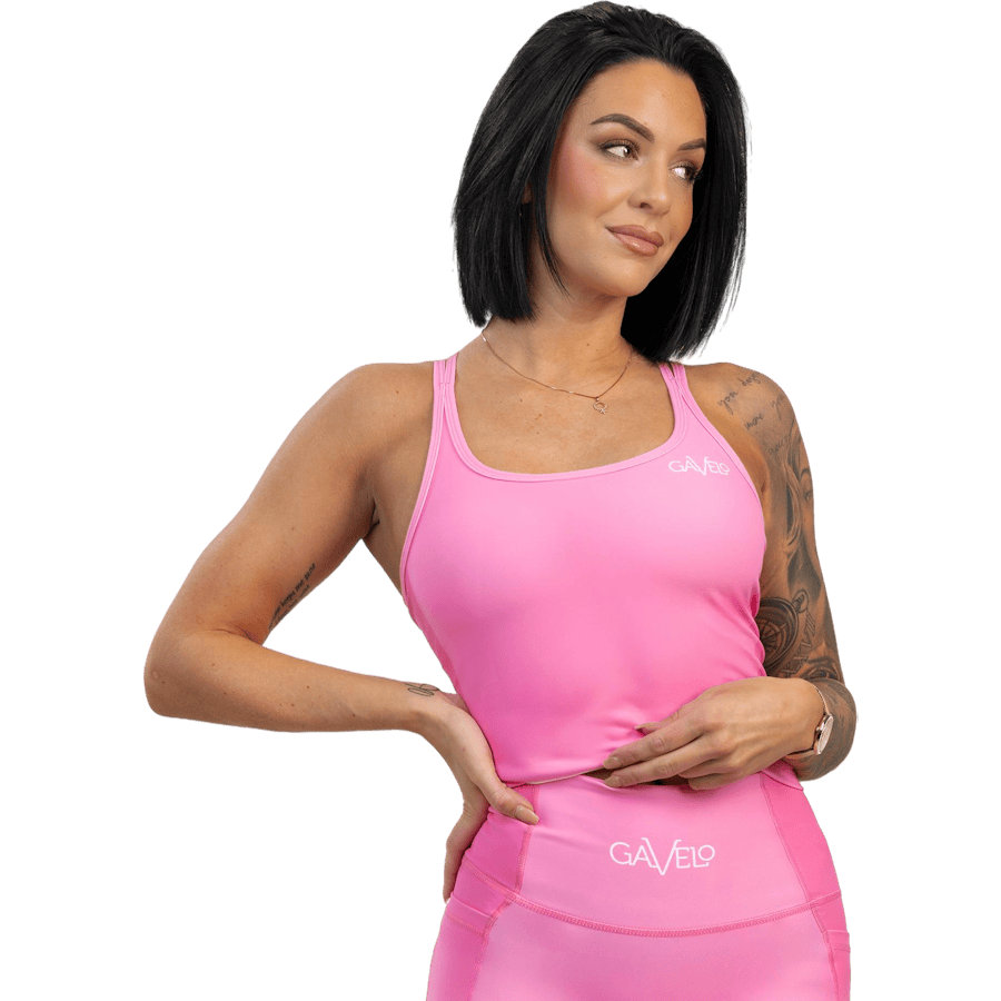 Pastel Paradise Tank Top Pink