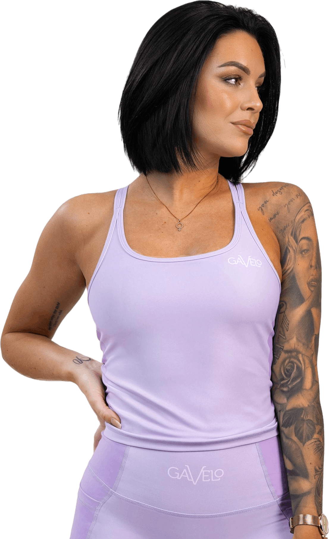 Pastel Paradise Tank Top Lilac, Female, Kläder, Tops, Träning, Lila, S
