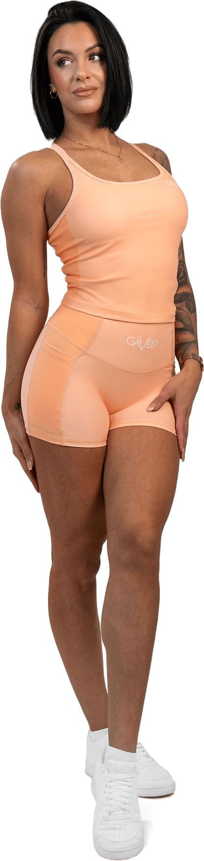 Pastel Paradise Shorts Peach